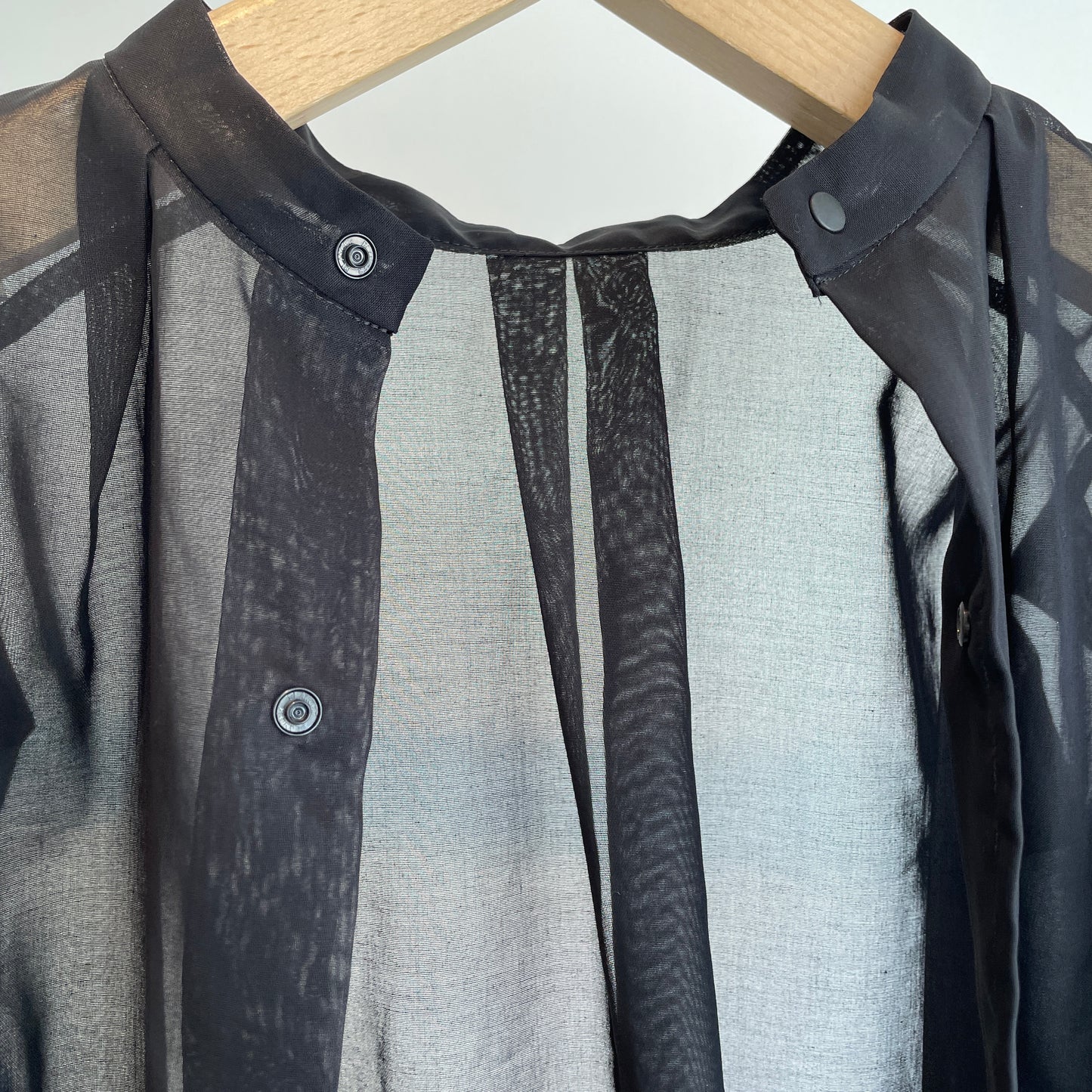 itochi //100/2 cotton organdy transparent blouse