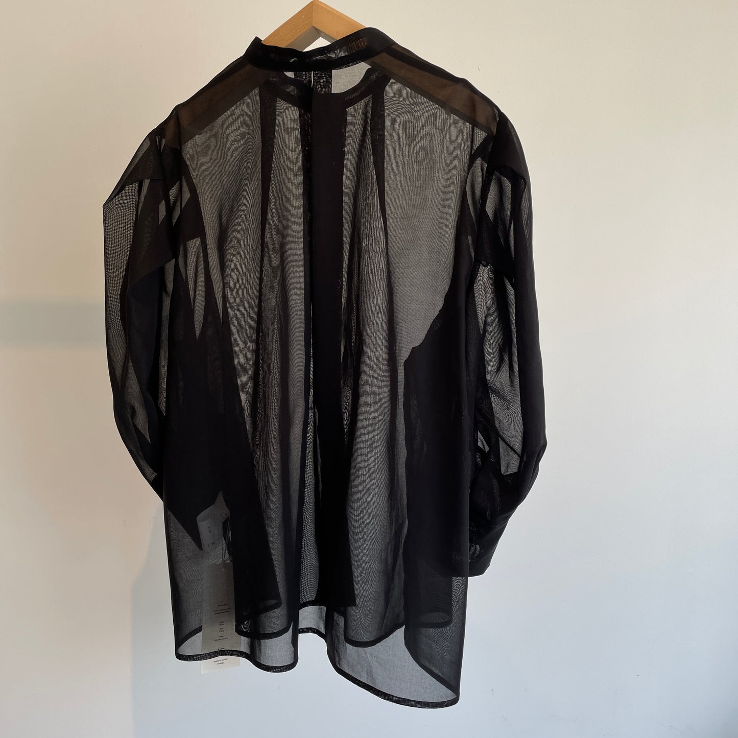 itochi //100/2 cotton organdy transparent blouse