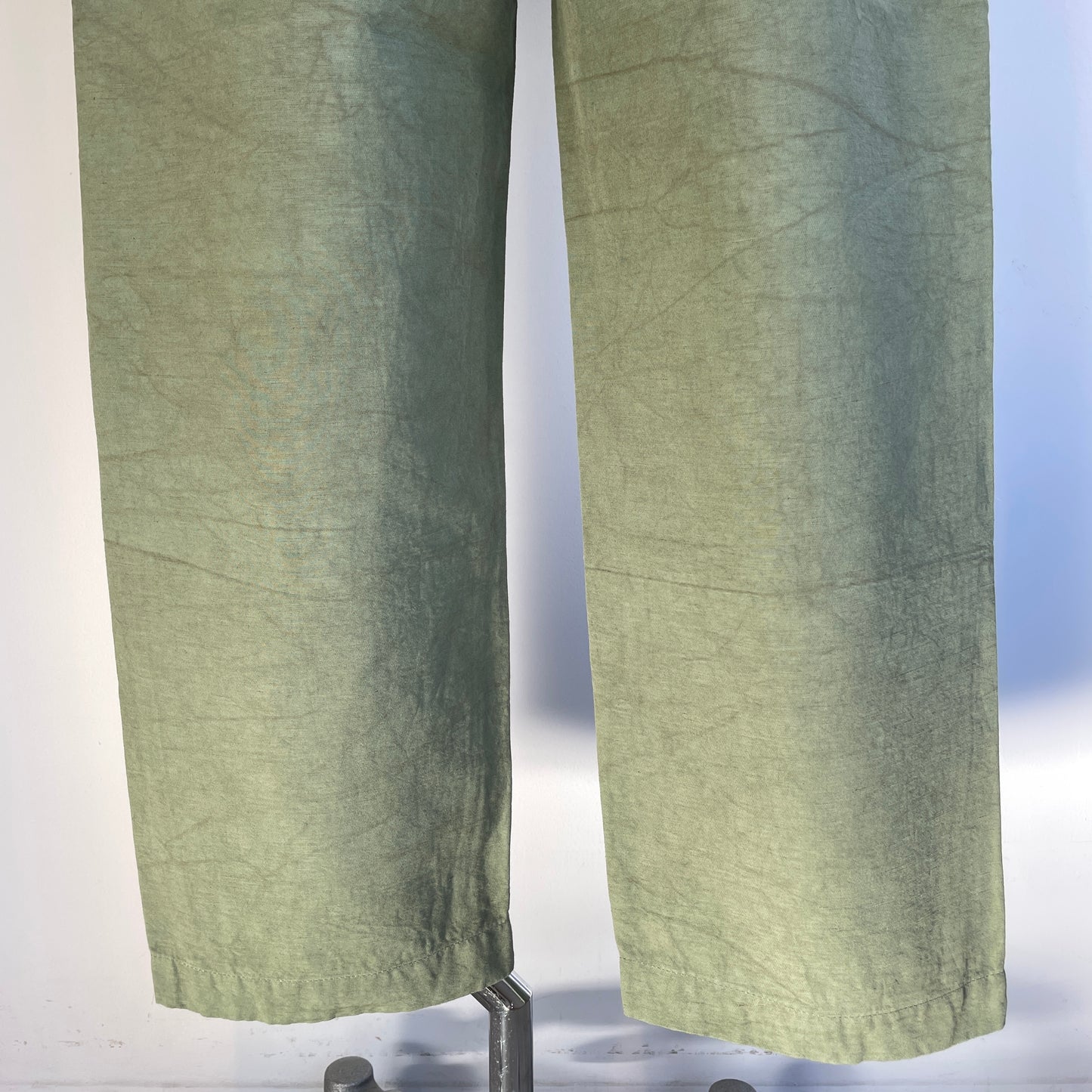 handsofcreation//綿麻リバーシブルカルゼファナージュワークパンツ 0161302