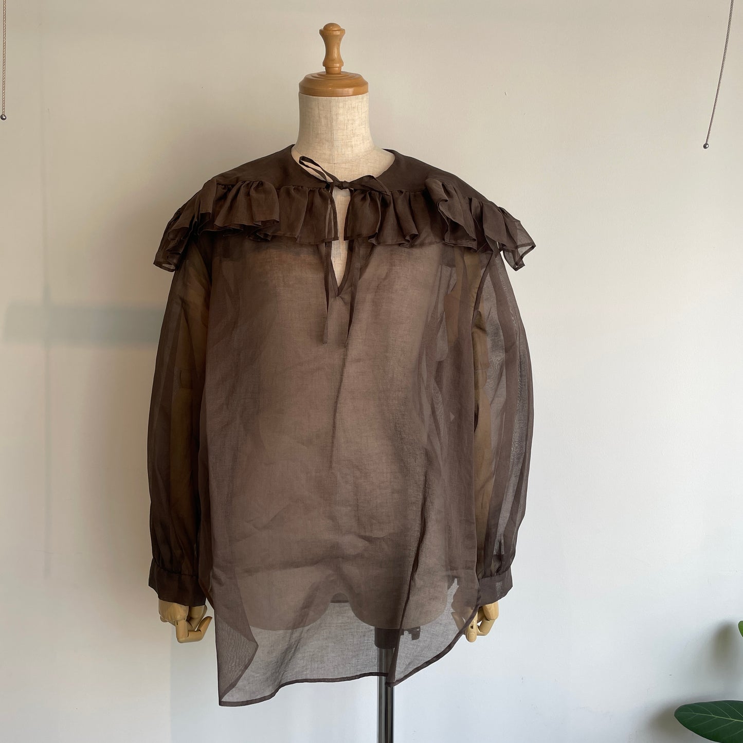 Heriter //fril collar blouse H0-00-3065