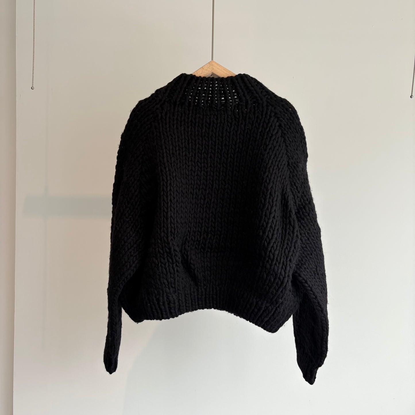 porter des boutons//ウールロービングハンドニットカーディガンP-24044
