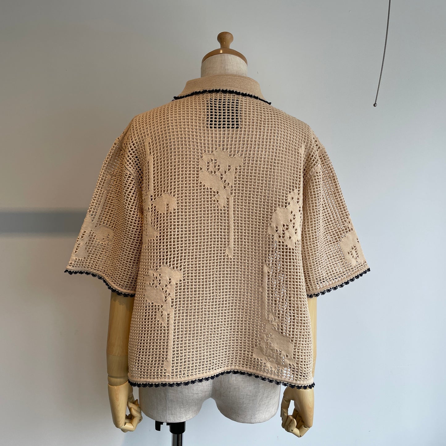 NATIVE VILLAGE//Shade ニットポロシャツ 31253-15207