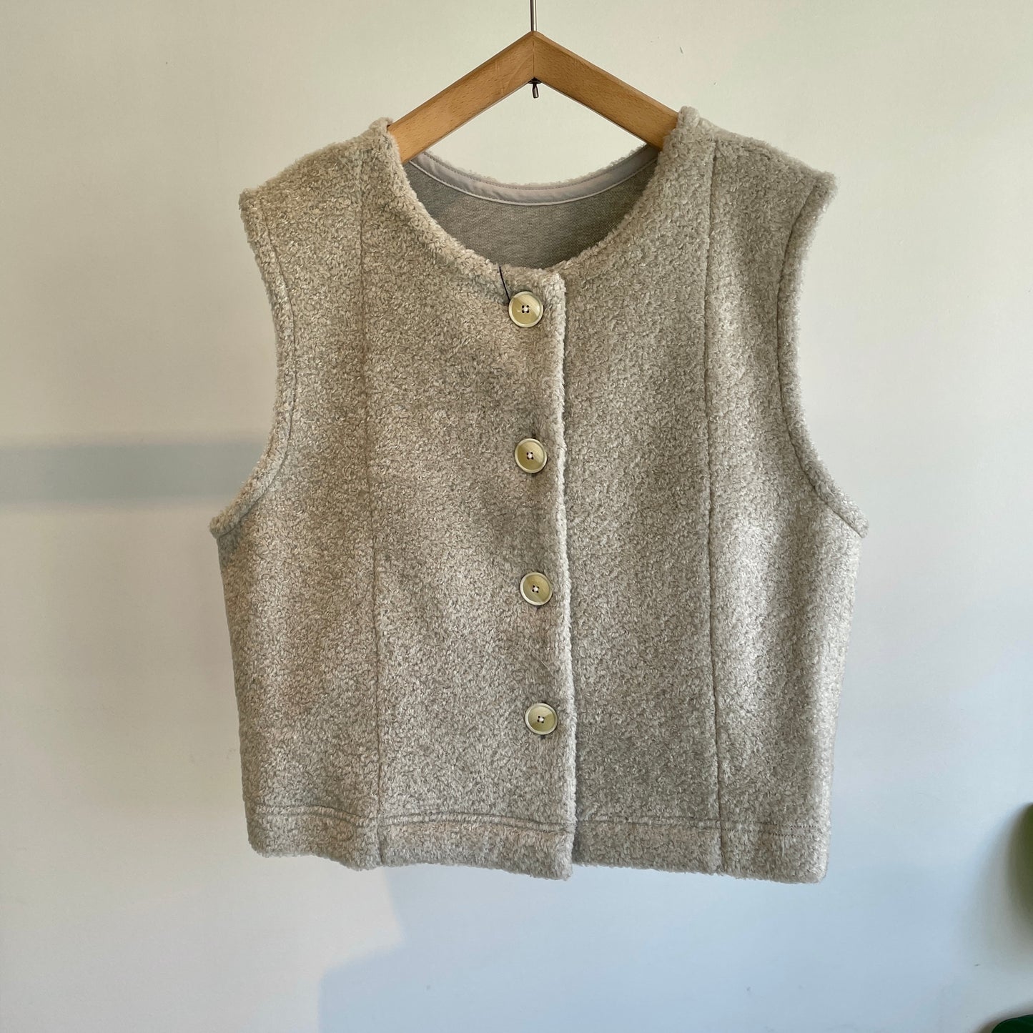 handsofcreation//トイプー起毛2wayショートベスト0154087