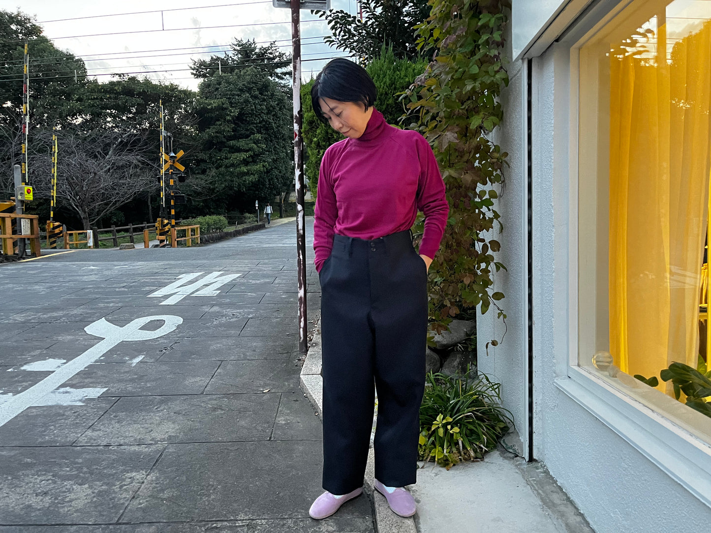 HAVERSACK /Woolserge wface パンツ 462305