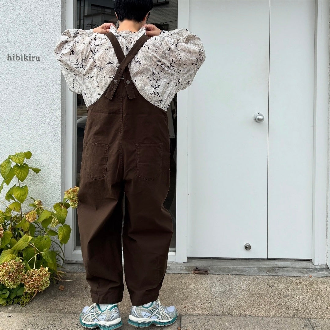 handsofcreation//モールスキンストレッチプレミアムピーチサロペット