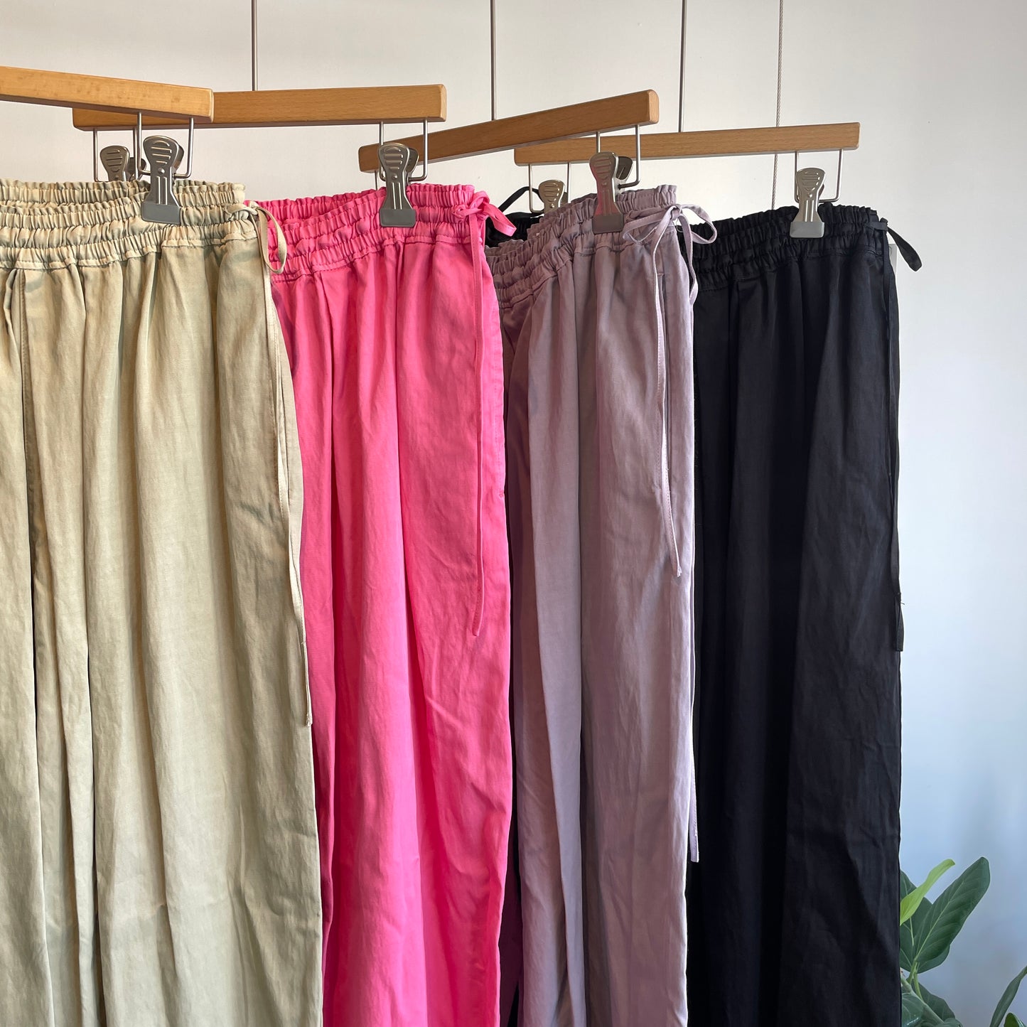 yuni //レーヨン/キュプラ twill product dye drawstrings パンツ 1701PT005252
