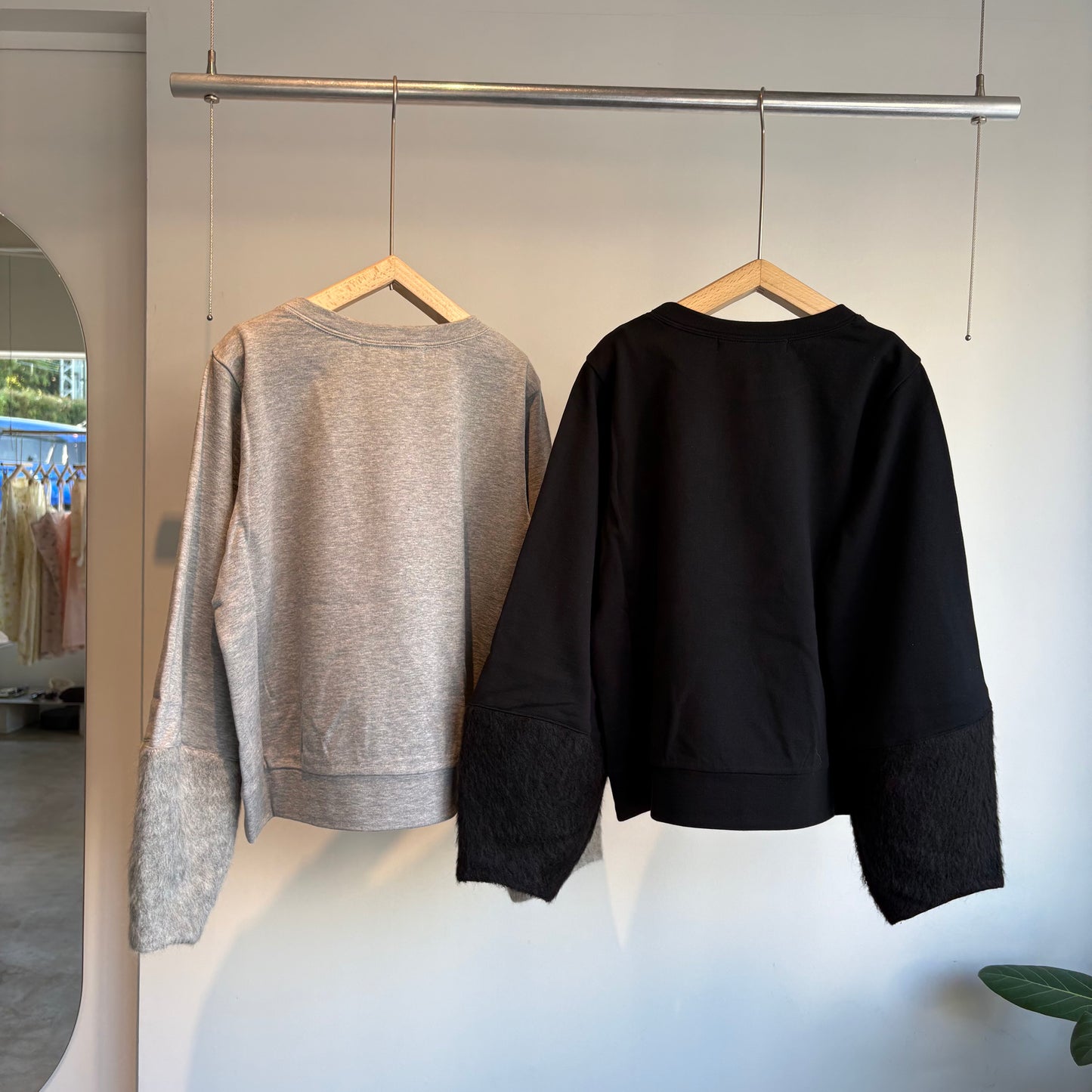 porter des boutons//シャギーカフプルオーバー P13-3-020