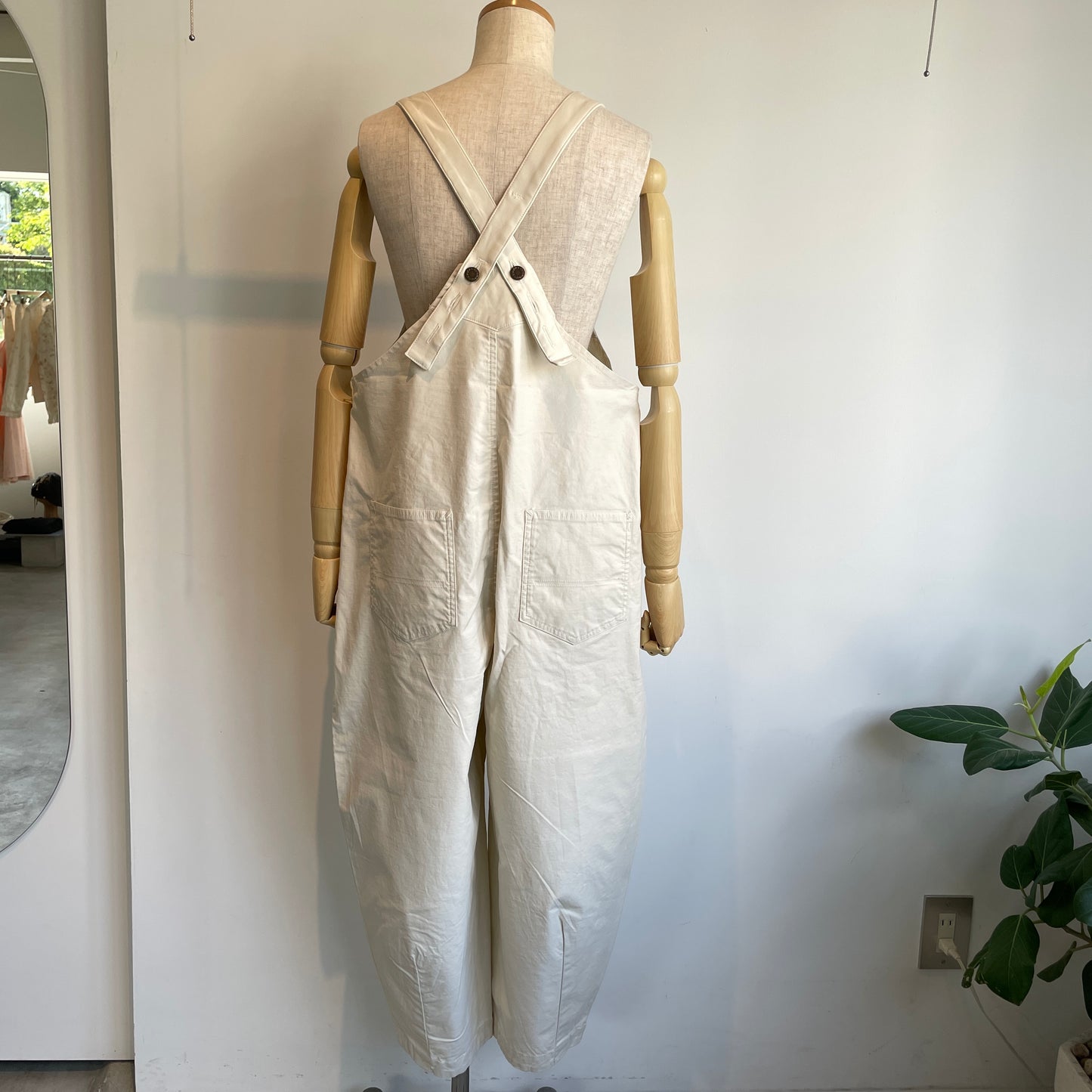handsofcreation//モールスキンストレッチプレミアムピーチサロペット