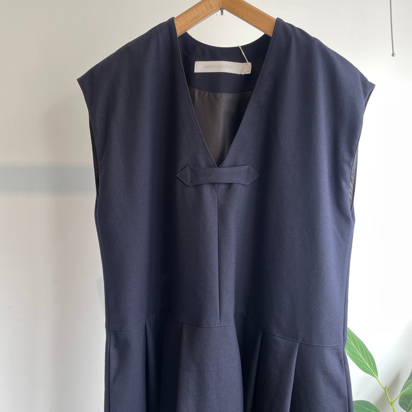 ASEEDONCLOUD //Study uniform dress(Chimney ash wool) 252301
