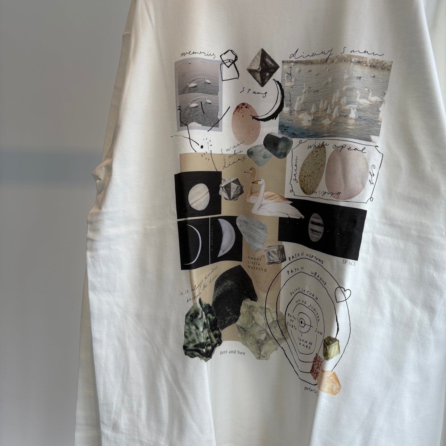 Sweet Little Nothing//月と鉱石 ロングスリーブTシャツ(Mサイズ)
