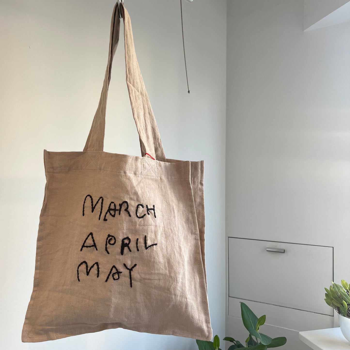 March // linen tote M 3-8-002