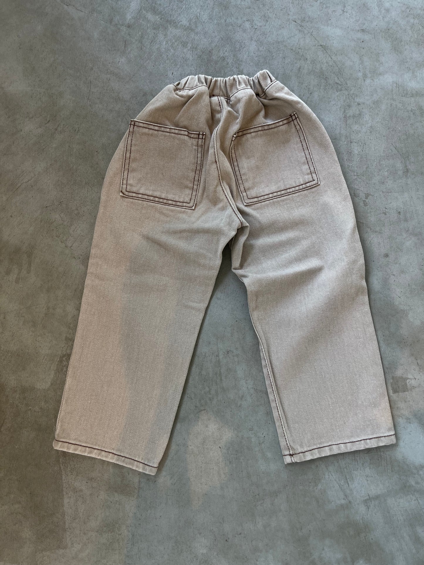 kids//ウエストゴムデニムパンツ