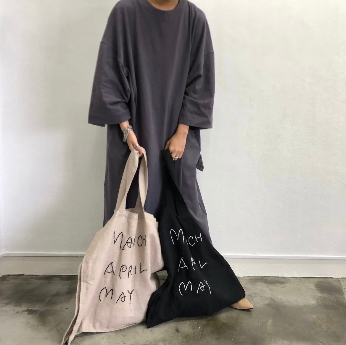 MarchAprilMay// リネン2waybag 25L 3-8-022