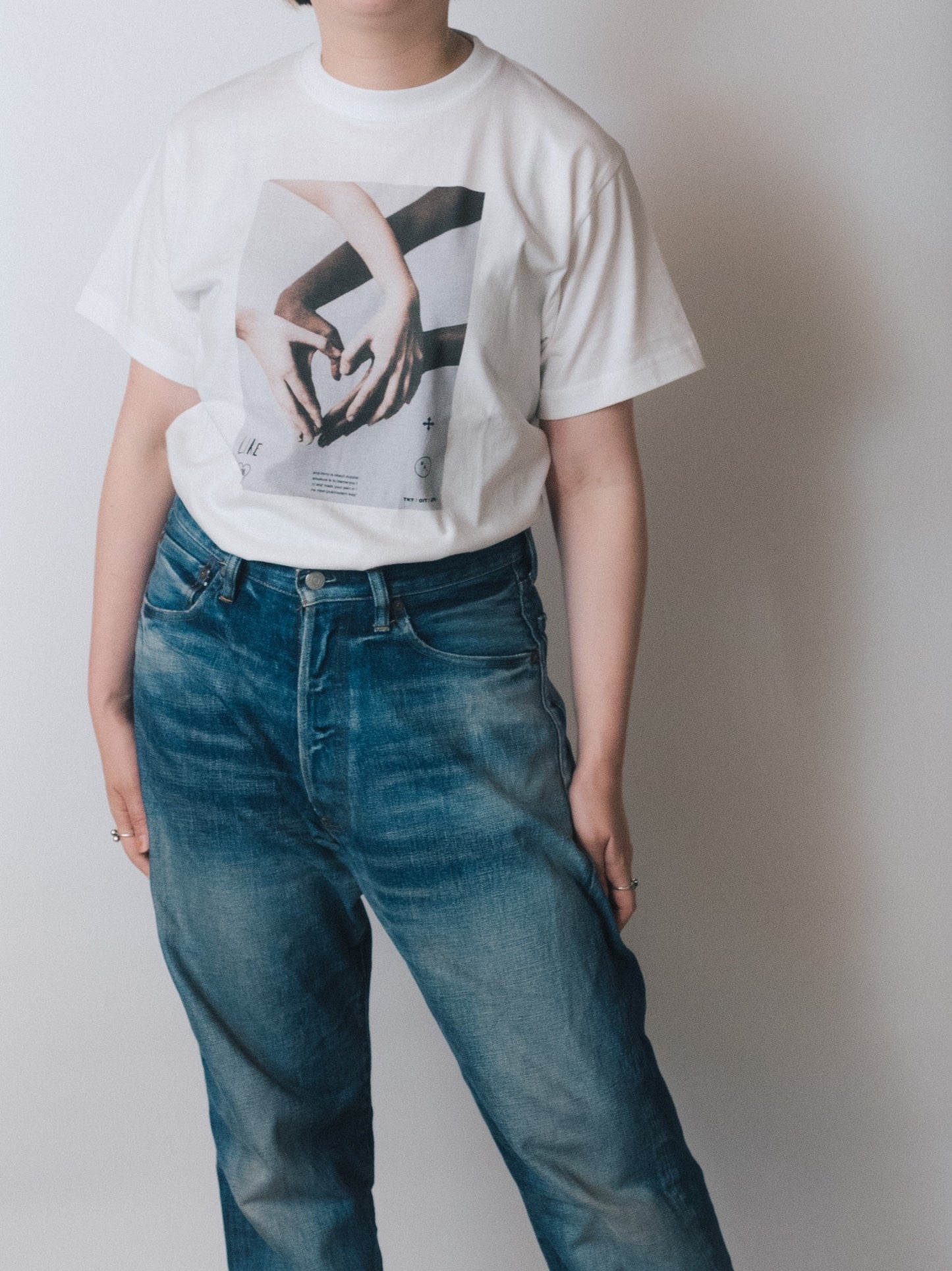 mayfool//HAND 半袖Tシャツ