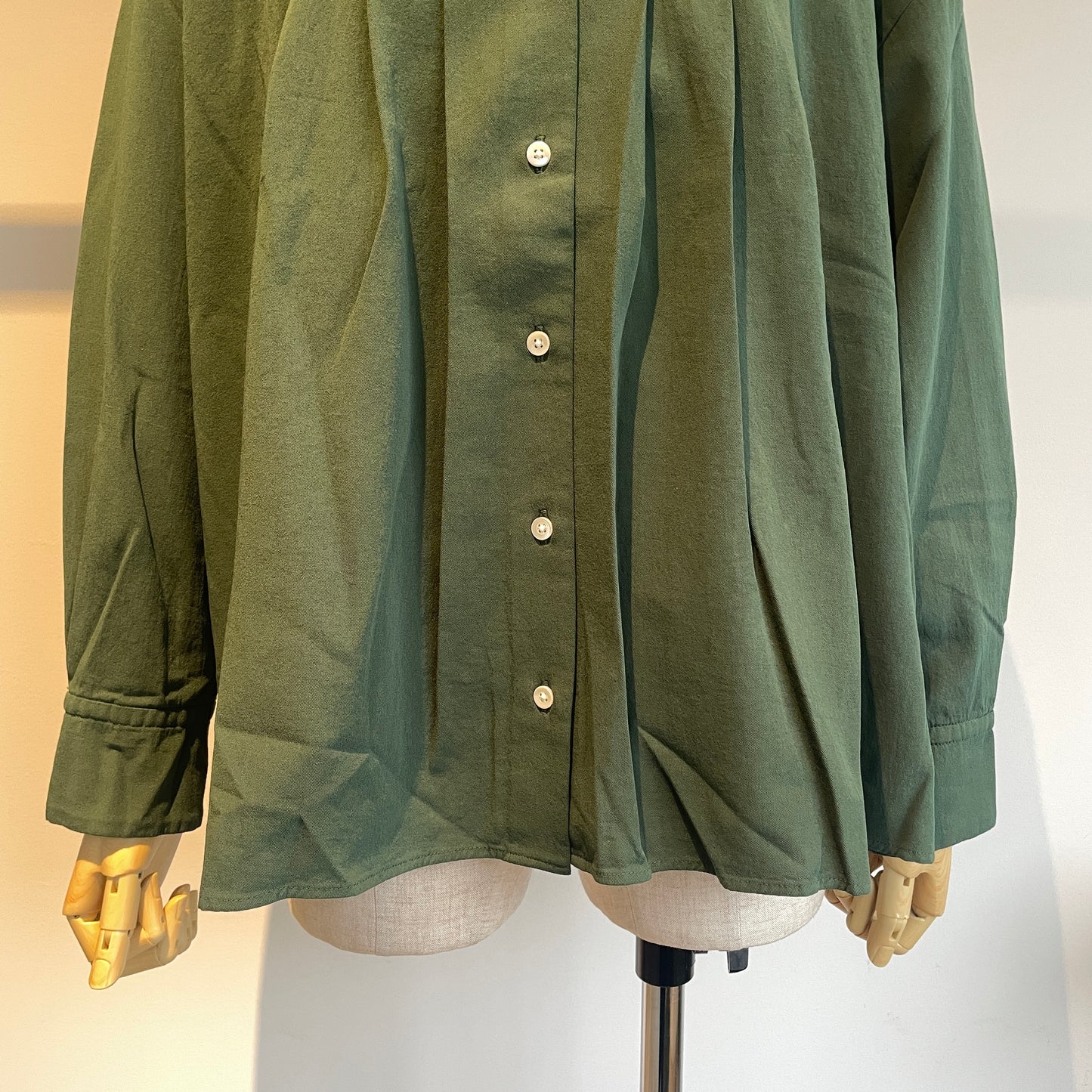 handsofcreation//100/2強撚ガスボイルビエラ フロントタックSHBL 02540615