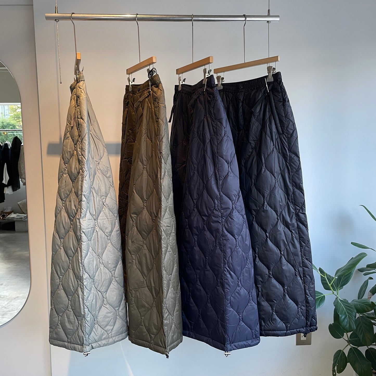 TAION//ミリタリー スプリット ダウンスカート(パンツ) -ソフトシェル TAION- W159LSSKML-1