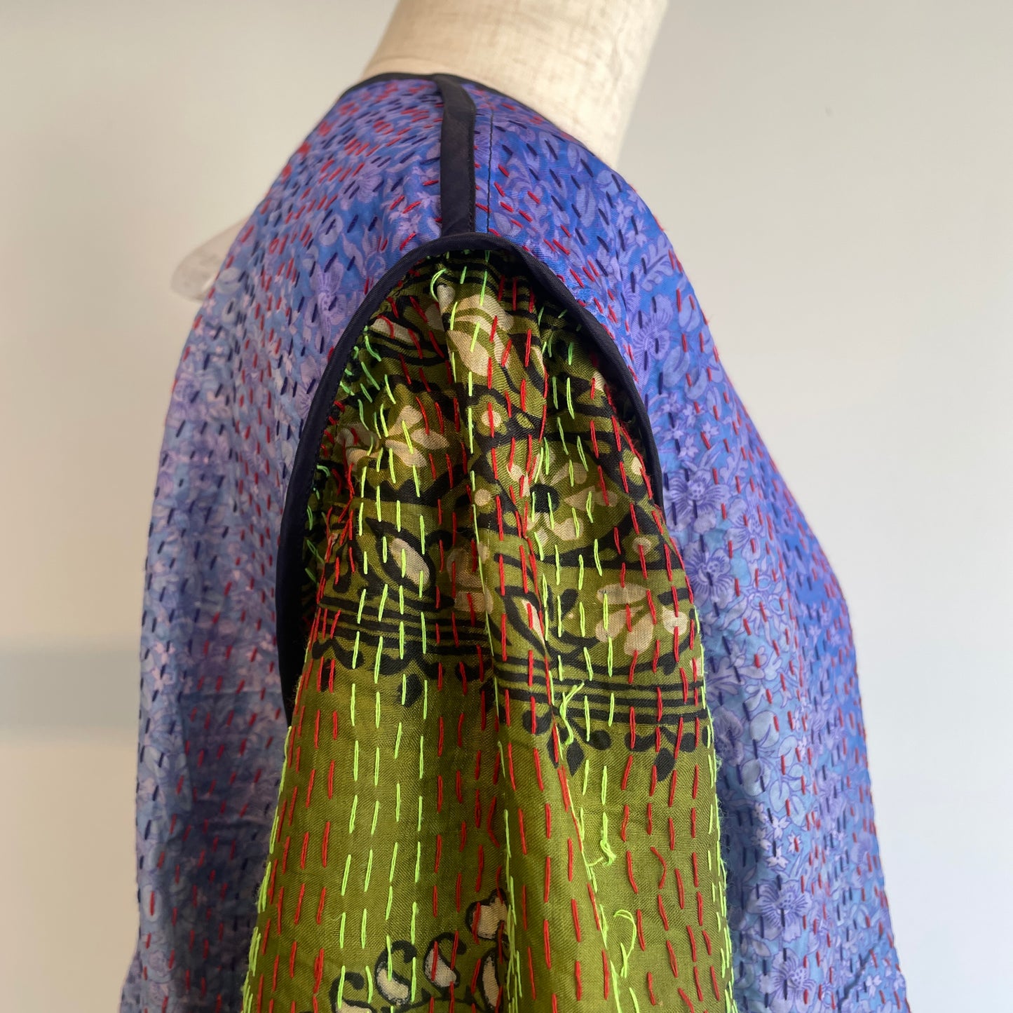 heriter//kantha embroidery jacket H0-00-3071