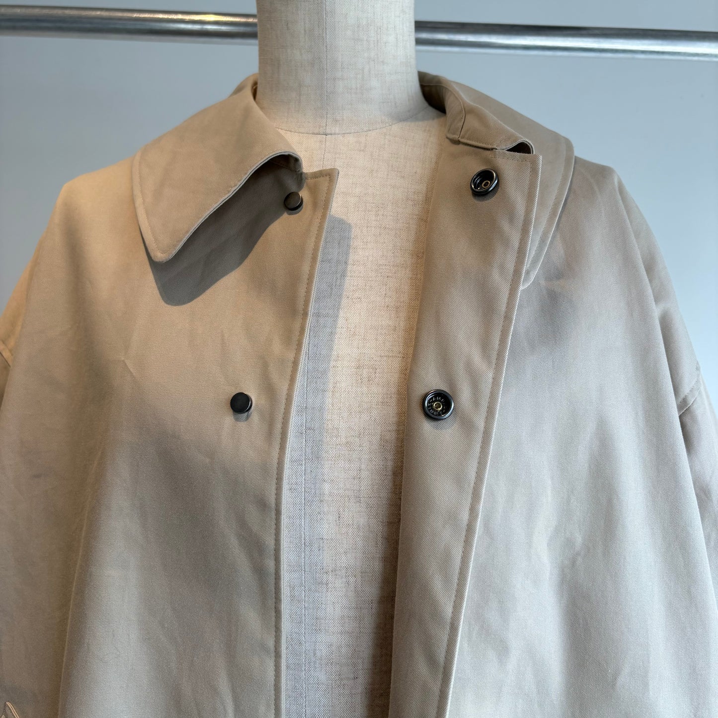 handsofcreation//2/60シャンブレーギャバ撥水ステンコート　2610001