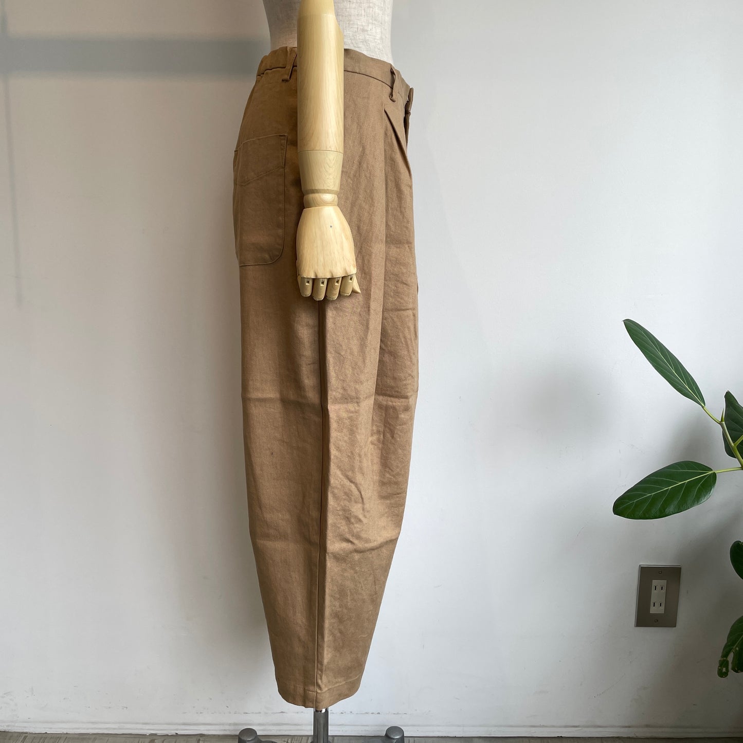 handsofcreation //サフィランリネンストレッチソフトバルーンPT 02320307