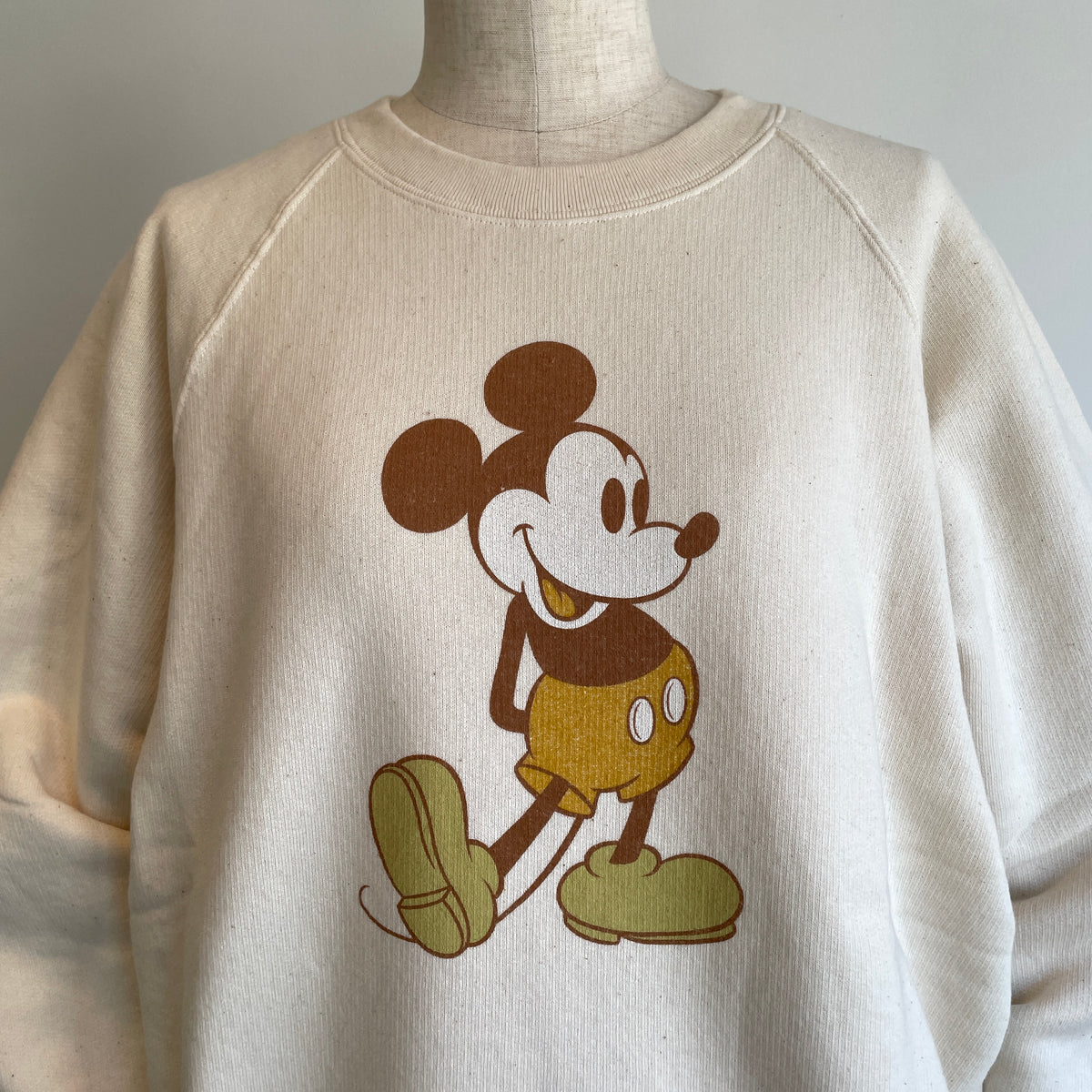 UNDYED//MICKEY SWEAT CREW 26FW024