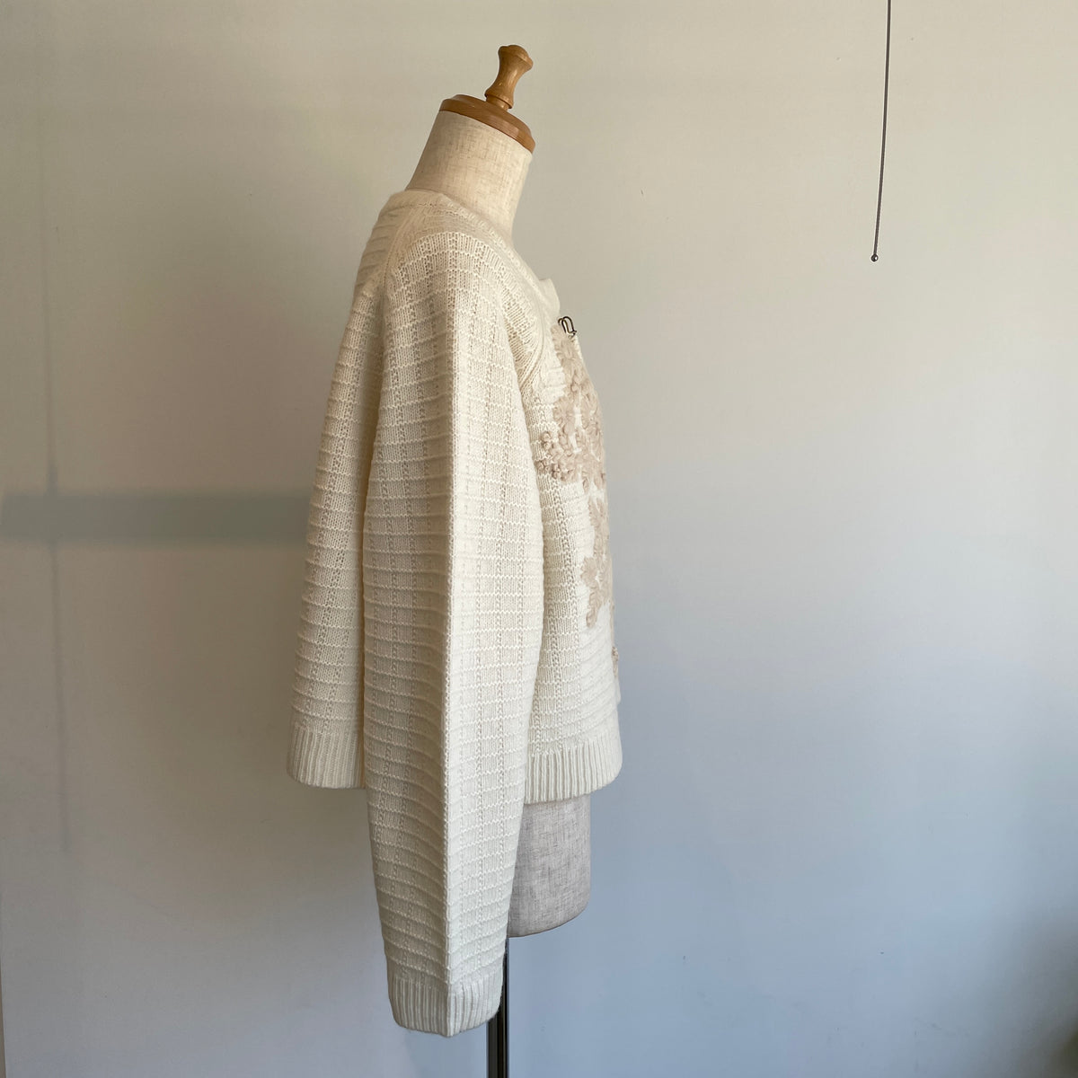 yuni//ウール / ハンド刺繍カーディガン　1701KN001262
