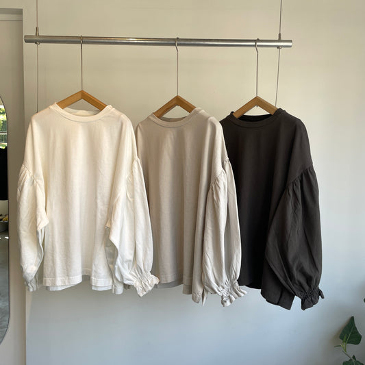 universaltissu//オールUSAコットン 袖口ギャザーPO
US264CT032