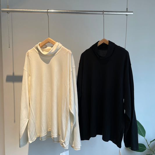 yuni //C/Cu モックロディback slit neck 1701CT005252