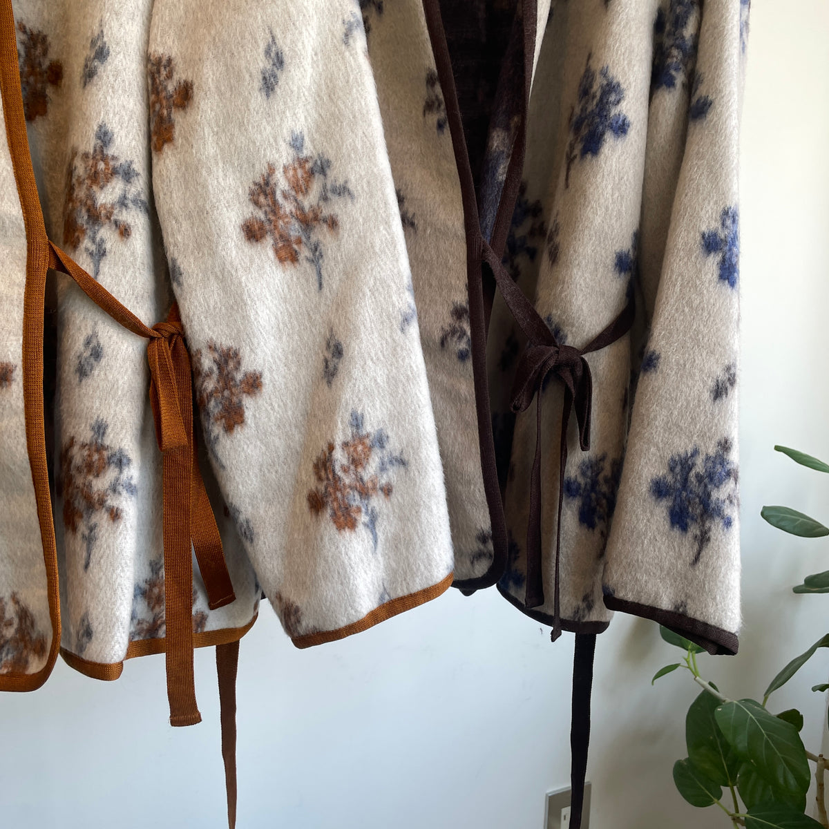 qiri//sarasa raised jacquard カーディガン　6301BL004262