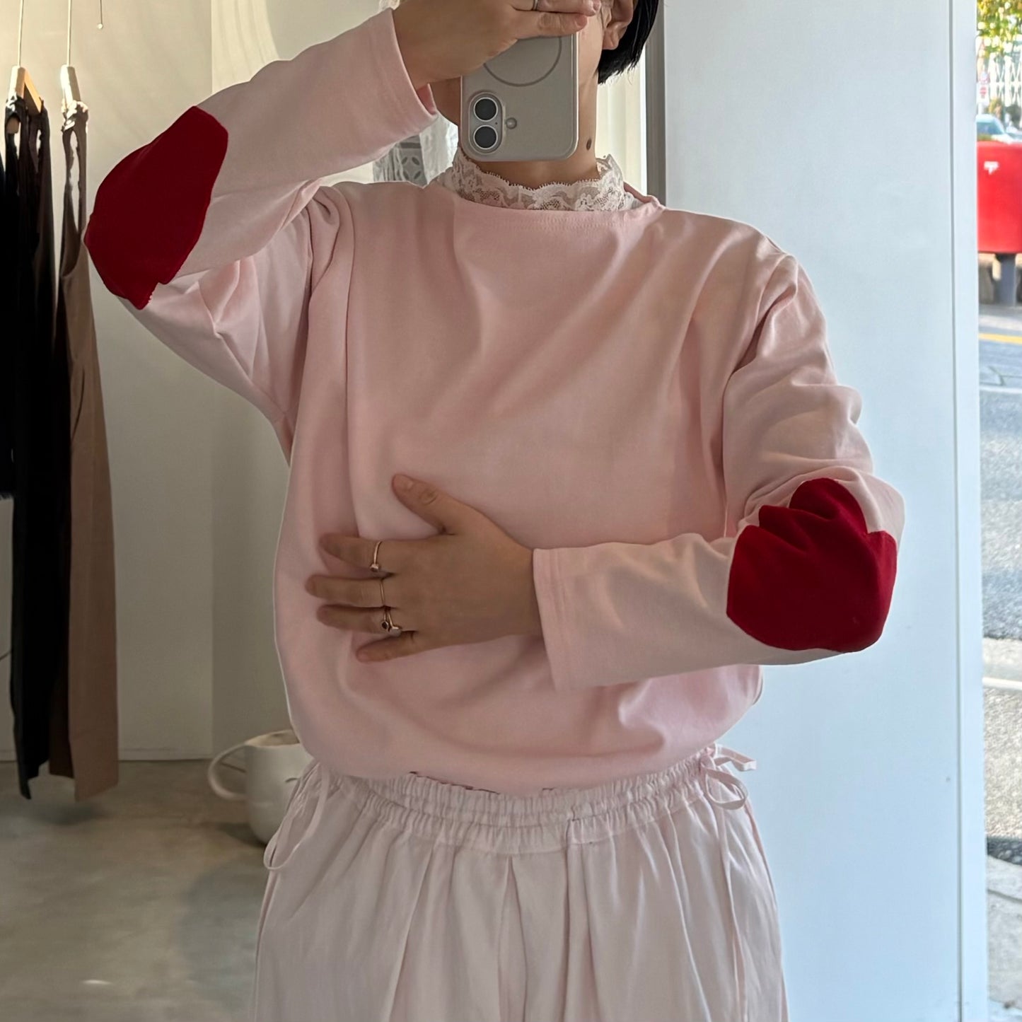 SAINTJAMES//ウェッソン［ハートエルボーパッチ］ 24JC OUES.COUD