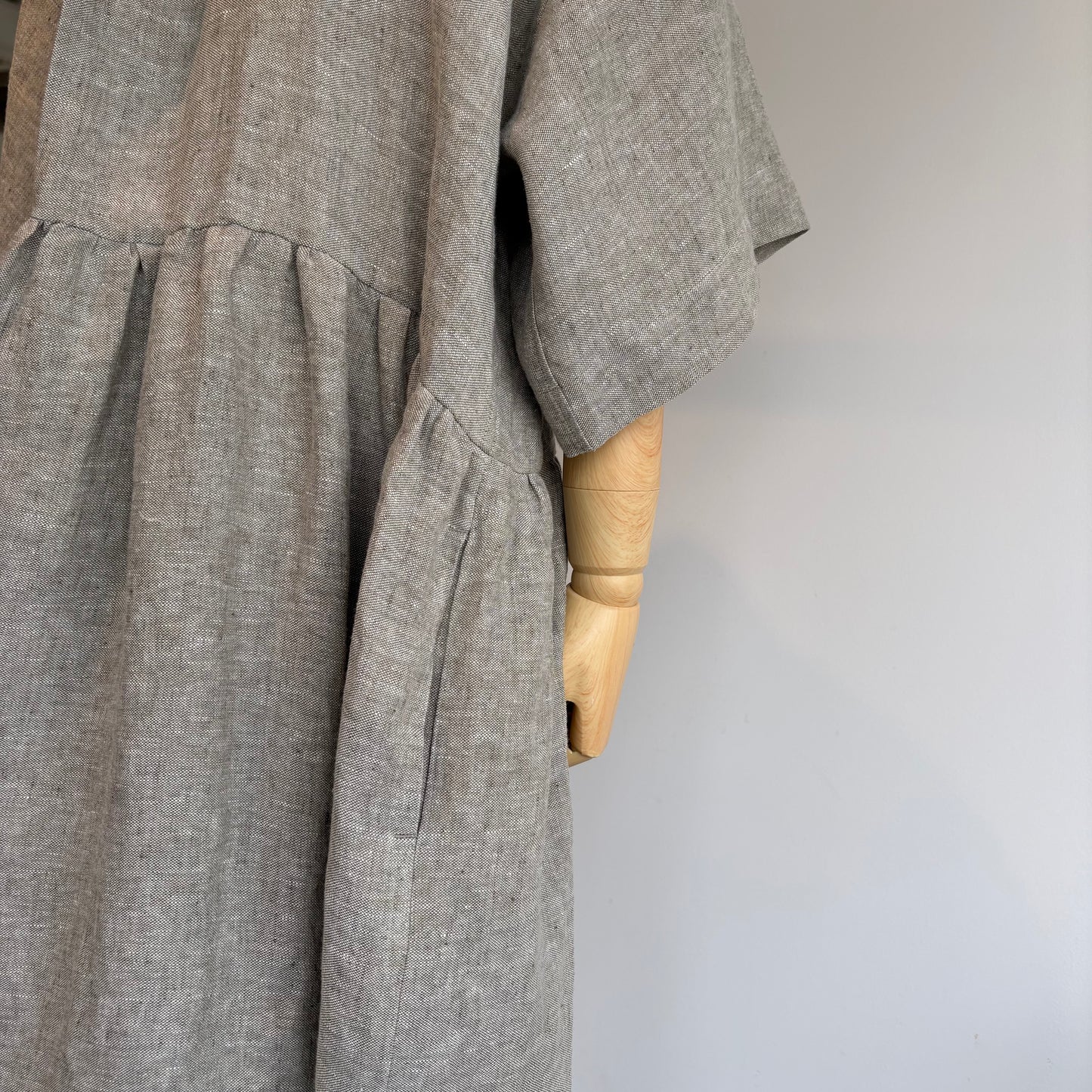 NATIVE VILLAGE//木の梢 ワイドスリーブドレス　31261-08311