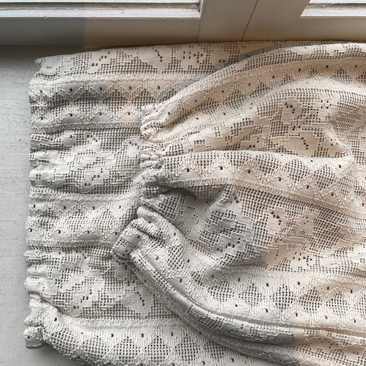 qiri//field flower lace ギャザーパンツ  6301PT008262