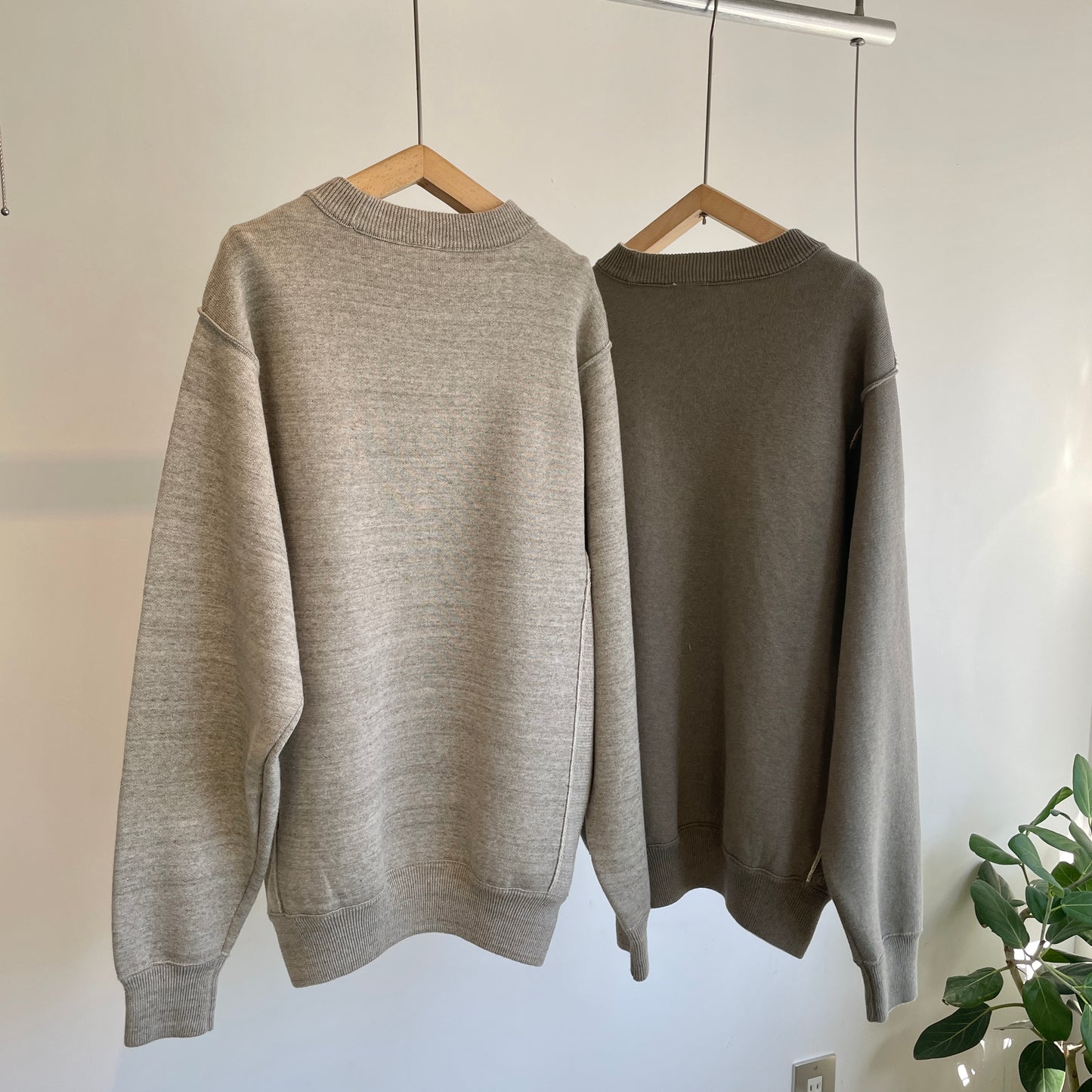 UNDYED //KNIT WFACE TRIM CREW