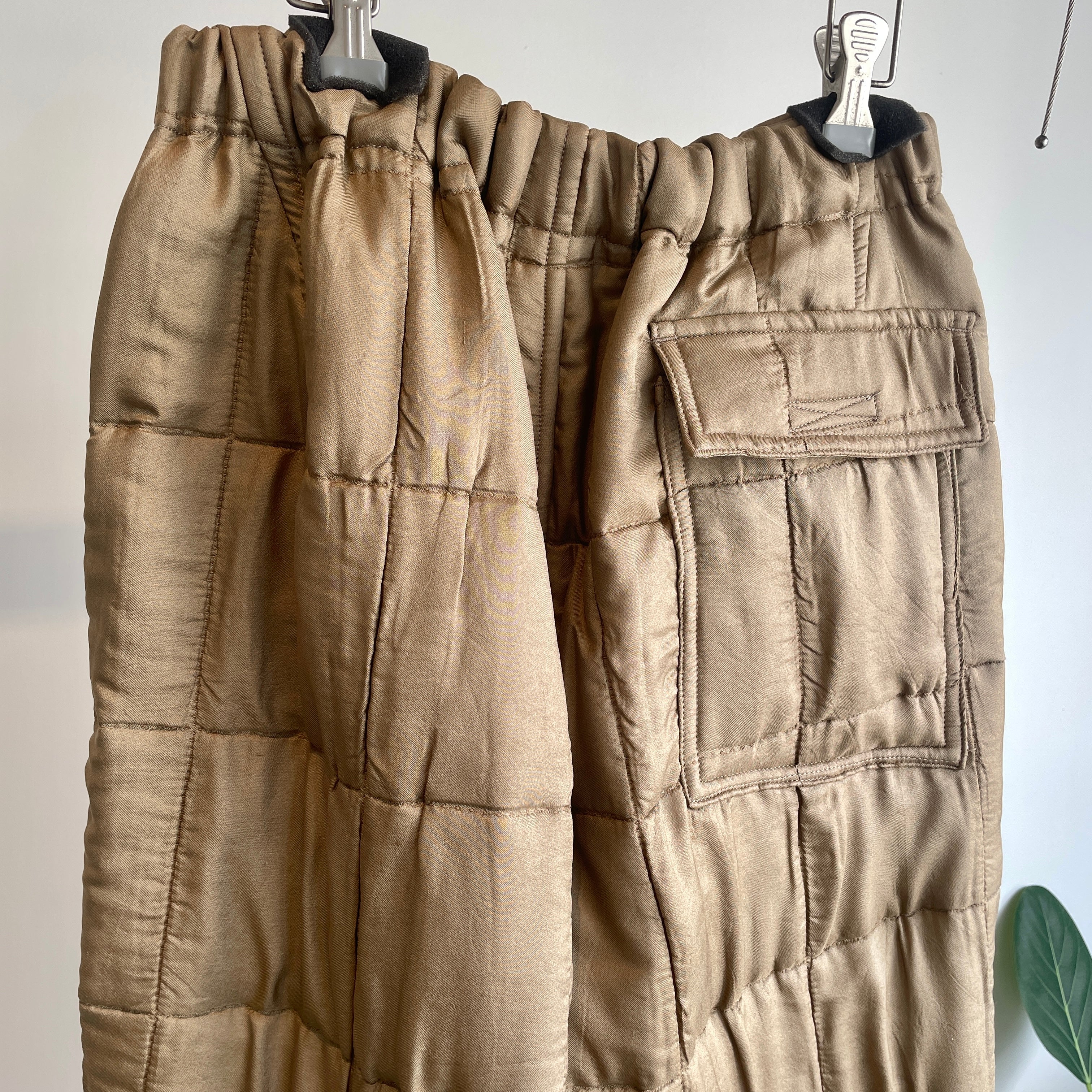 HAVERSACK //シルクキルティングワイドイージーパンツ 462533