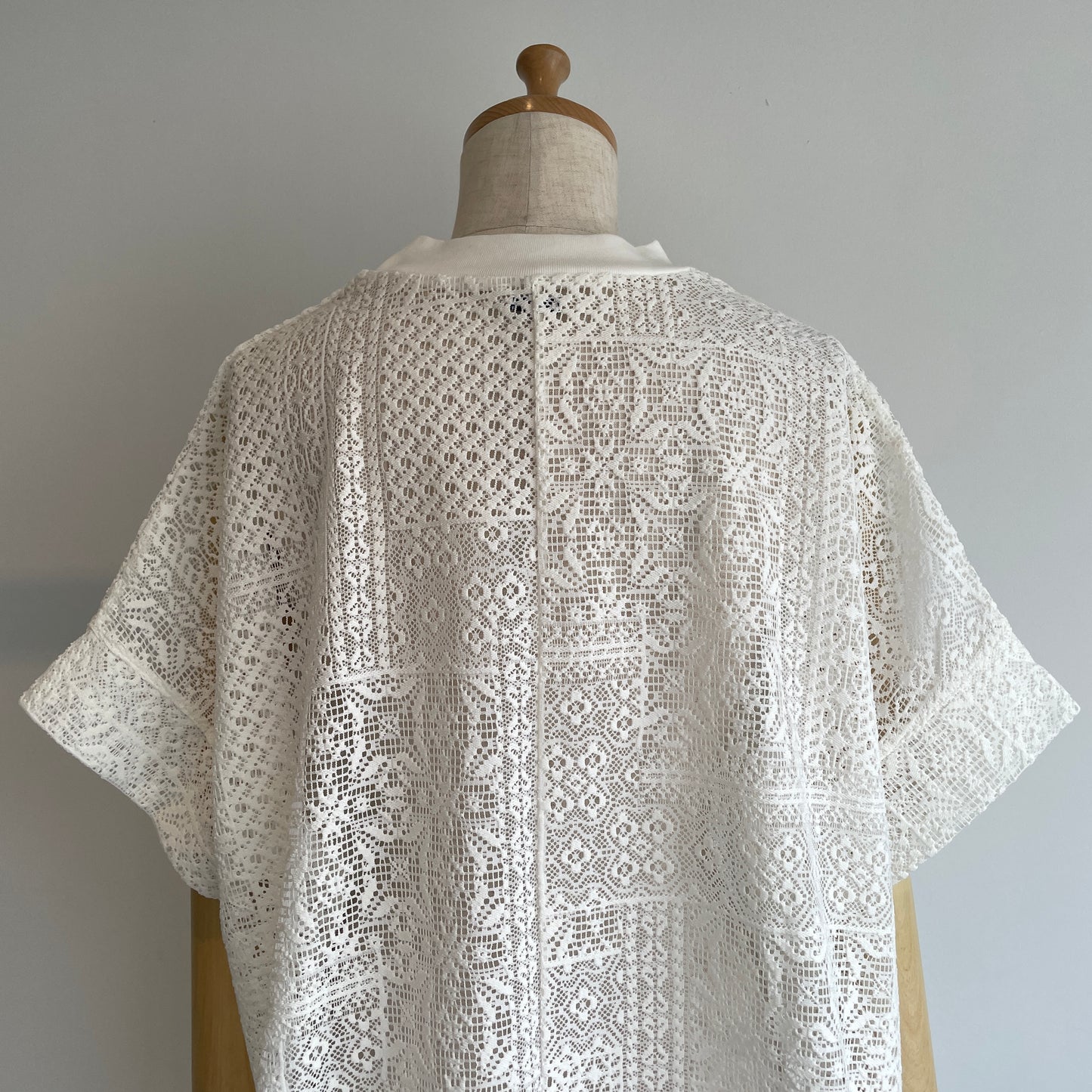 universaltissu//パッチワークレース モックネックドルマンT TS260CT088