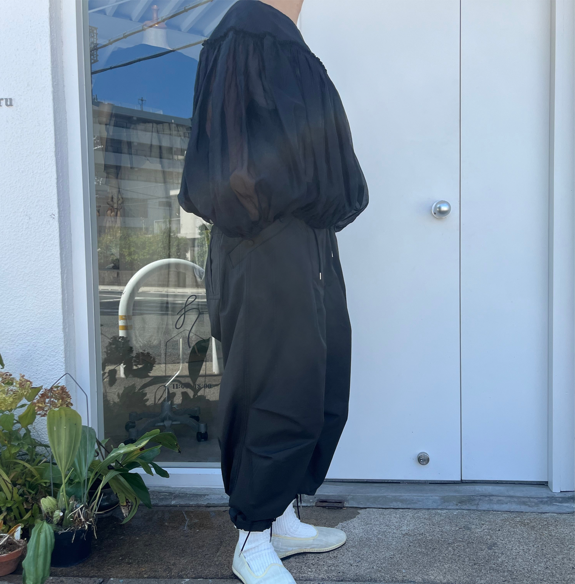buddix SPACE COMPANY シルバーパンツ buddix SPACE COMPANY シルバーパンツ ワンフォークロージング