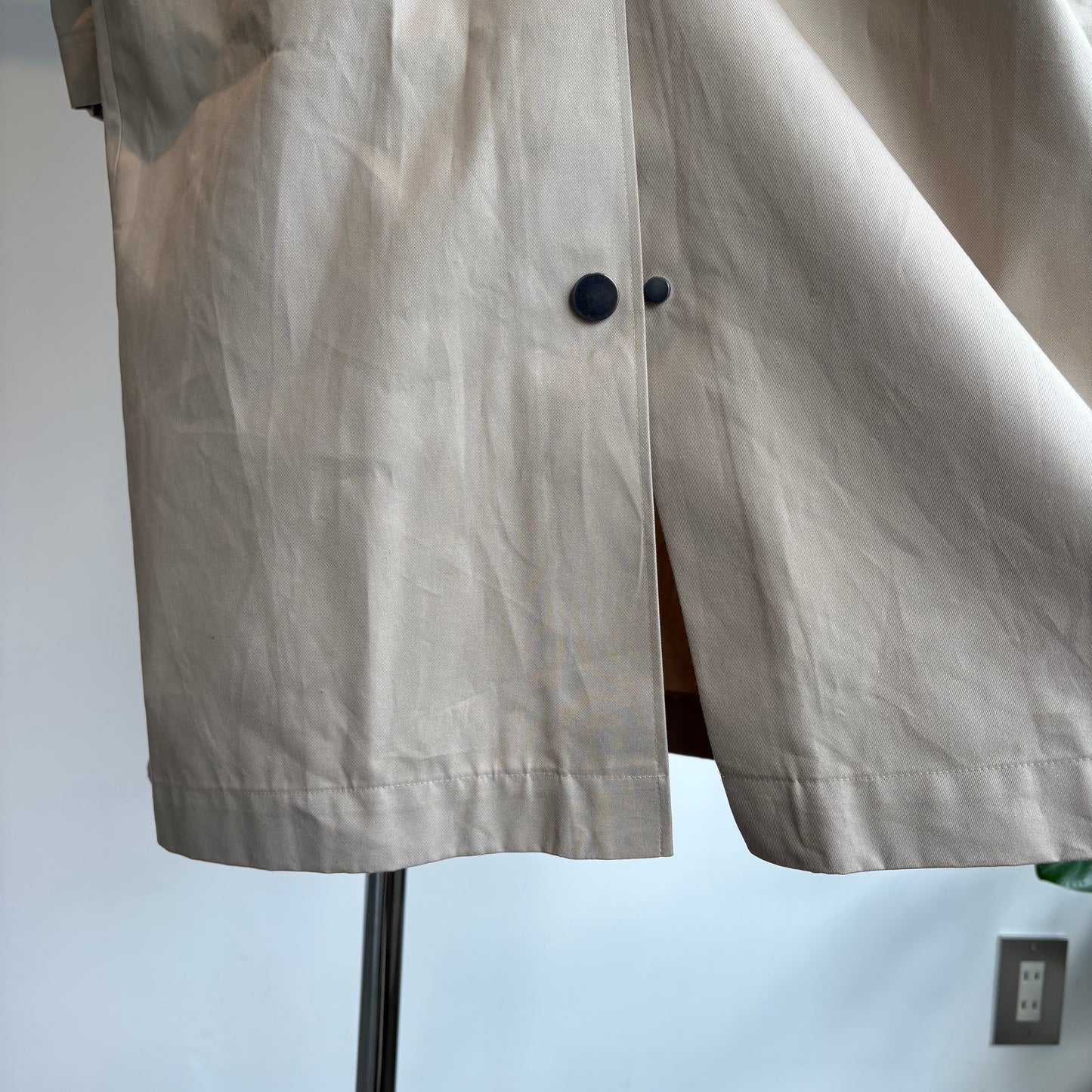 handsofcreation//2/60シャンブレーギャバ撥水ステンコート　2610001