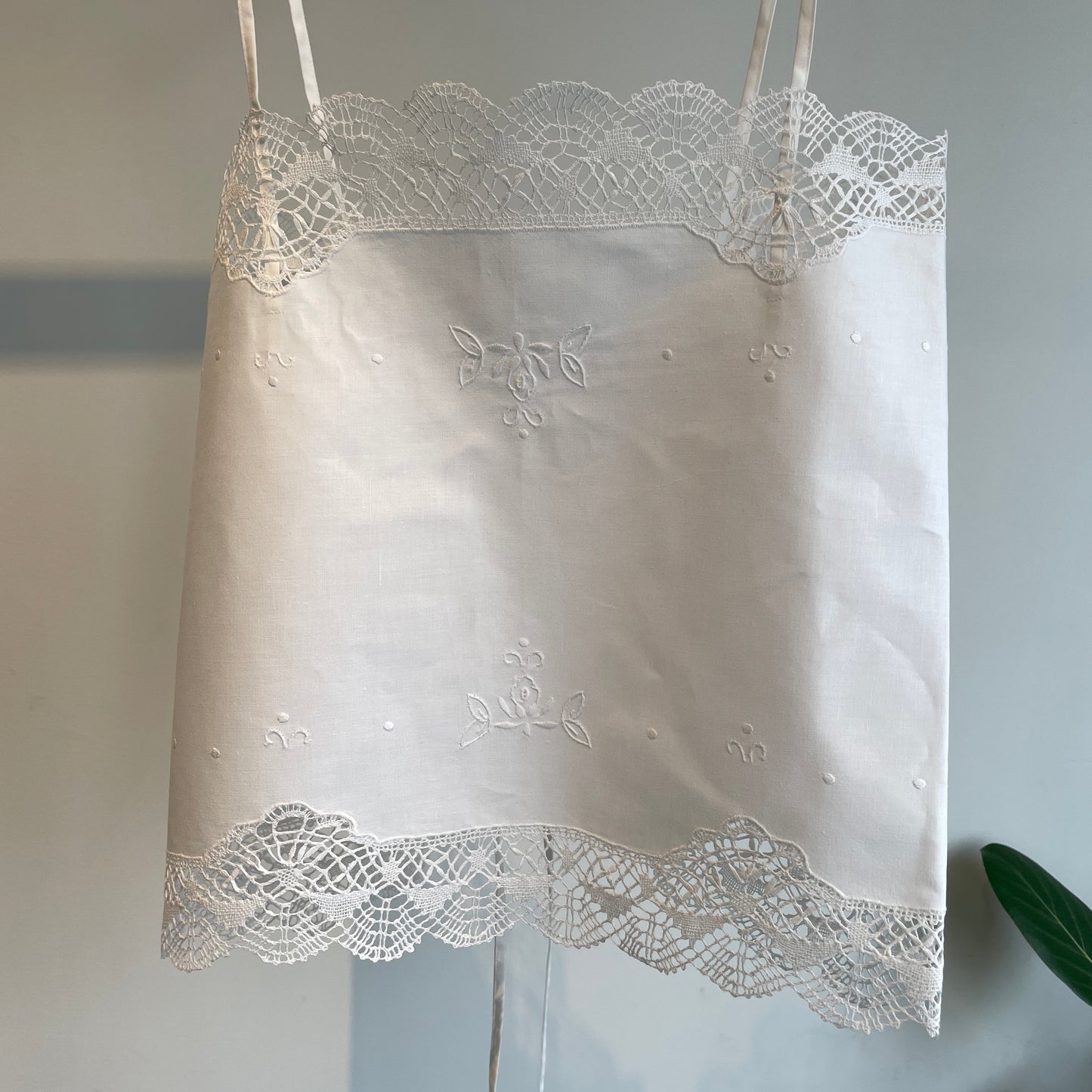 heriter//bobbin lace oval camisole H0-00-3086