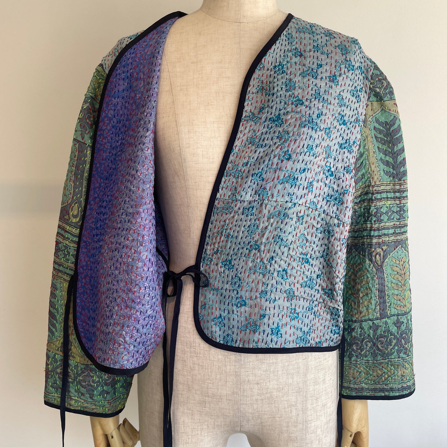 heriter//kantha embroidery jacket H0-00-3071
