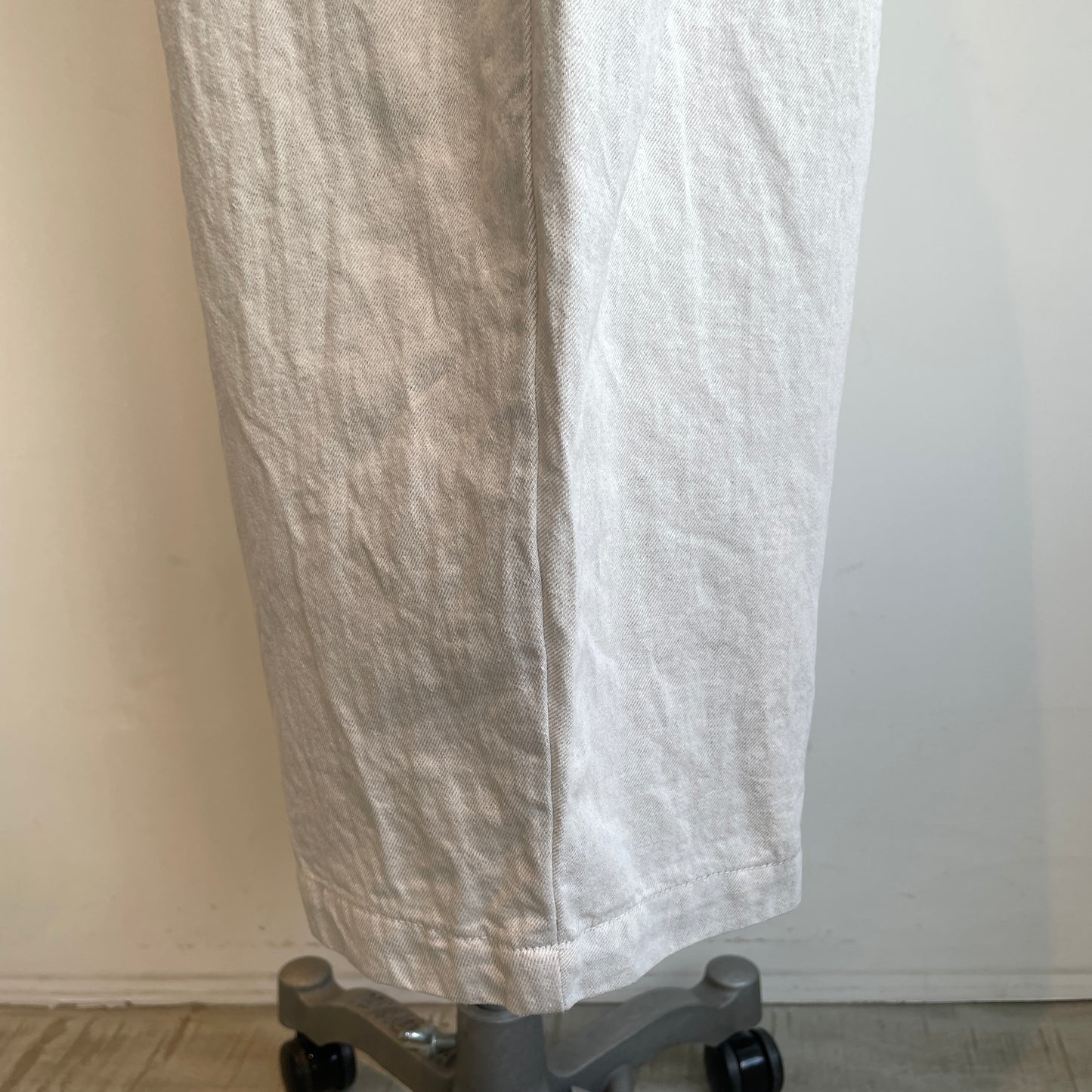 yuni//Cotton/Linen denim wide cocoon パンツ　1701PT016261