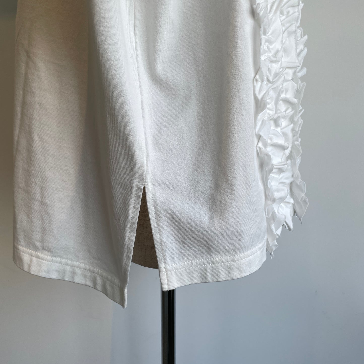 universaltissu//クラシック天竺 フリルTシャツ　US251CT023