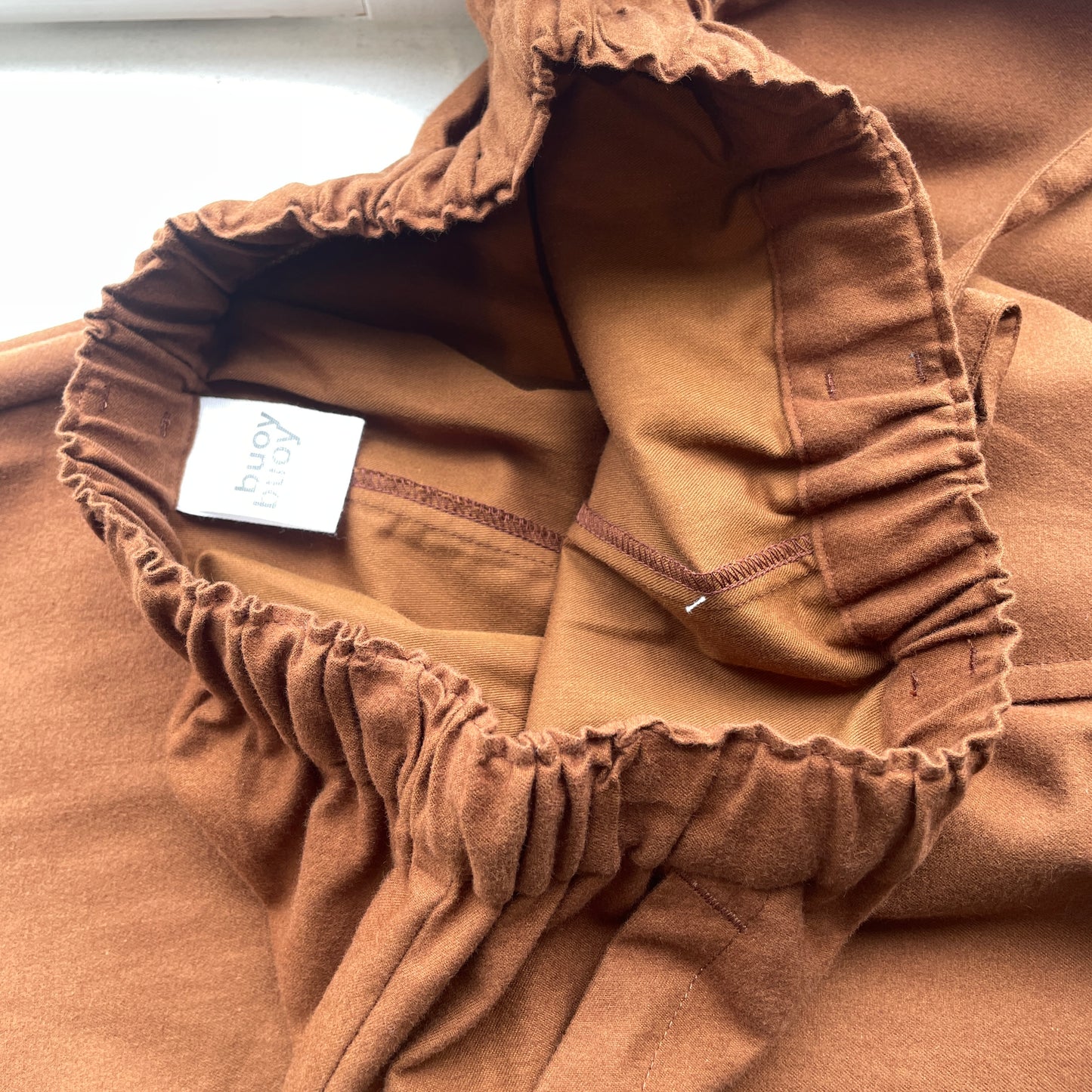 buoy buoy//SUEDE TOUCH FLANNEL APRON パンツ　2701PT005262