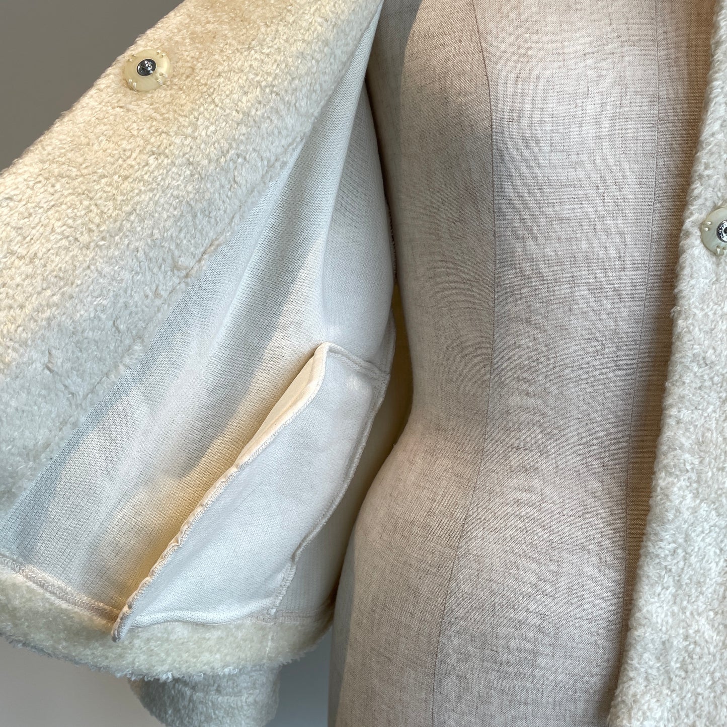 handsofcreation//トイプー起毛カシュクールJK 01540876