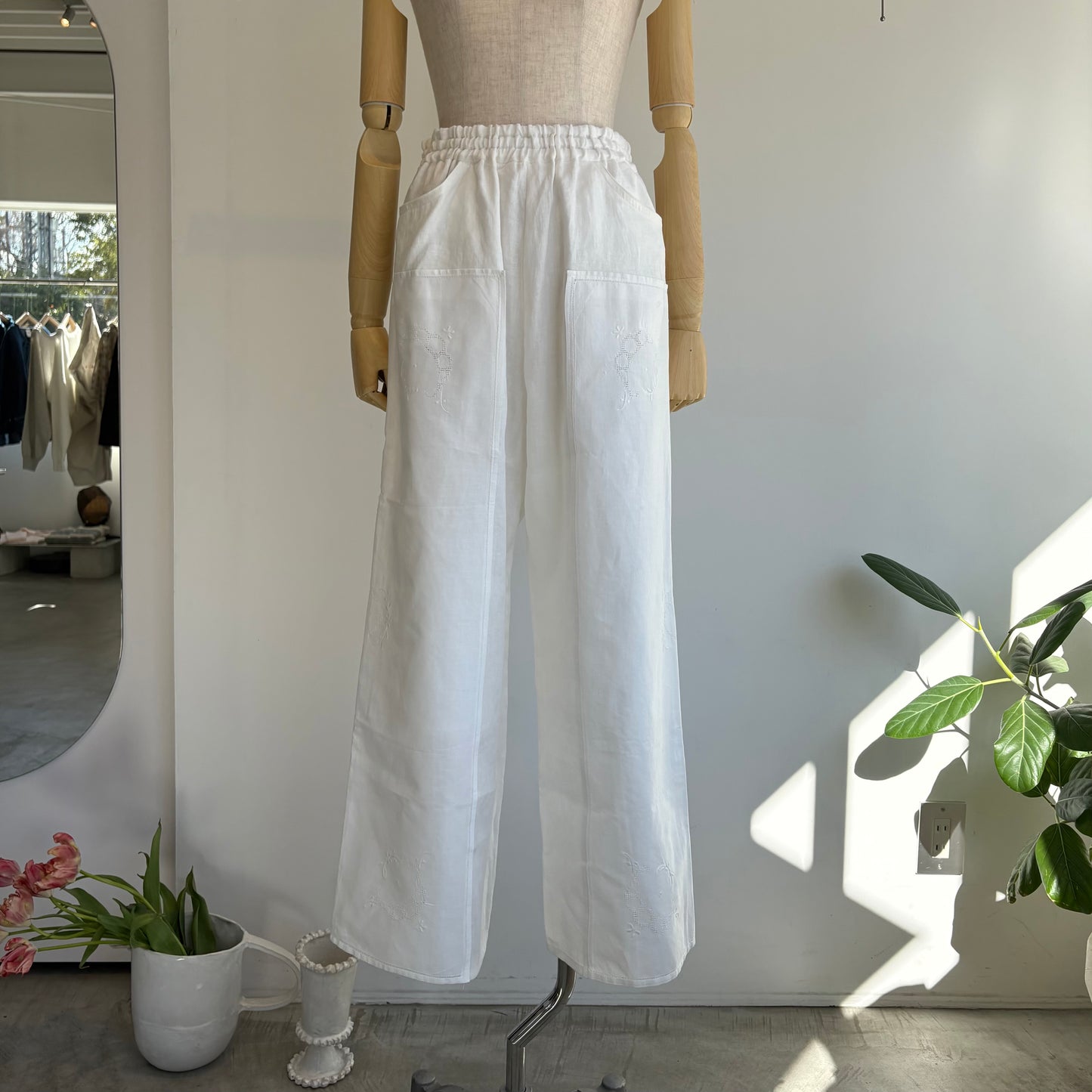 heriter//tablecloth remake pants H0-00-5005