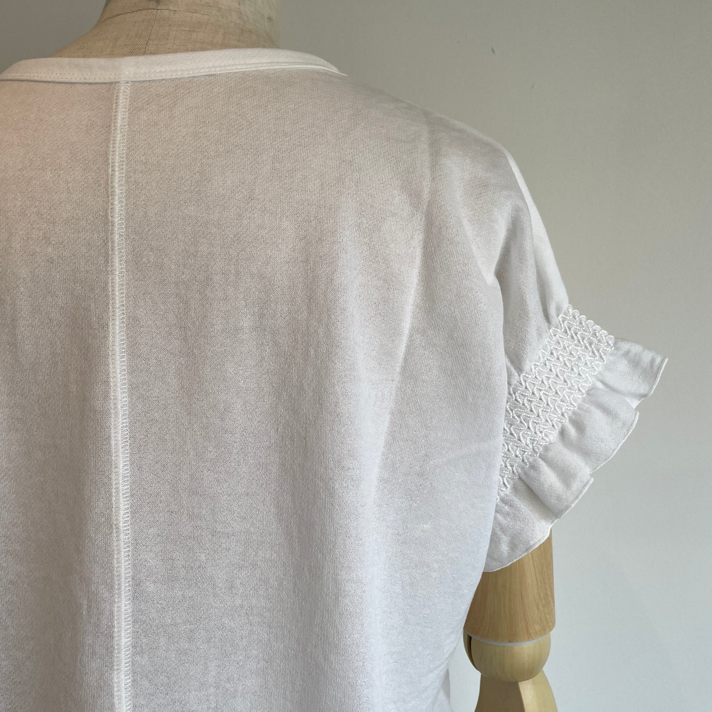 yuni//強撚C/Ny sheer gather sleeve PO  1701CT008261