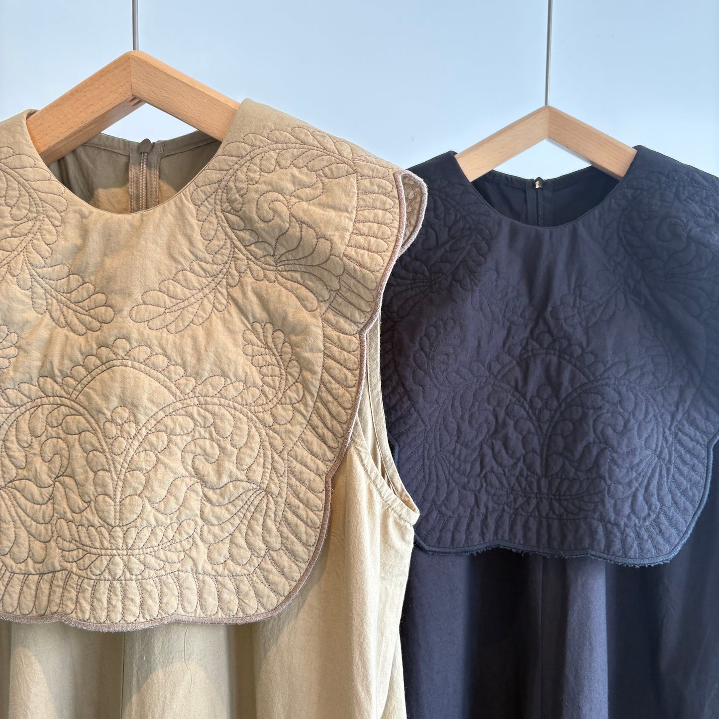 qiri//trapunto quilt collar オールインワン　6301PT004262