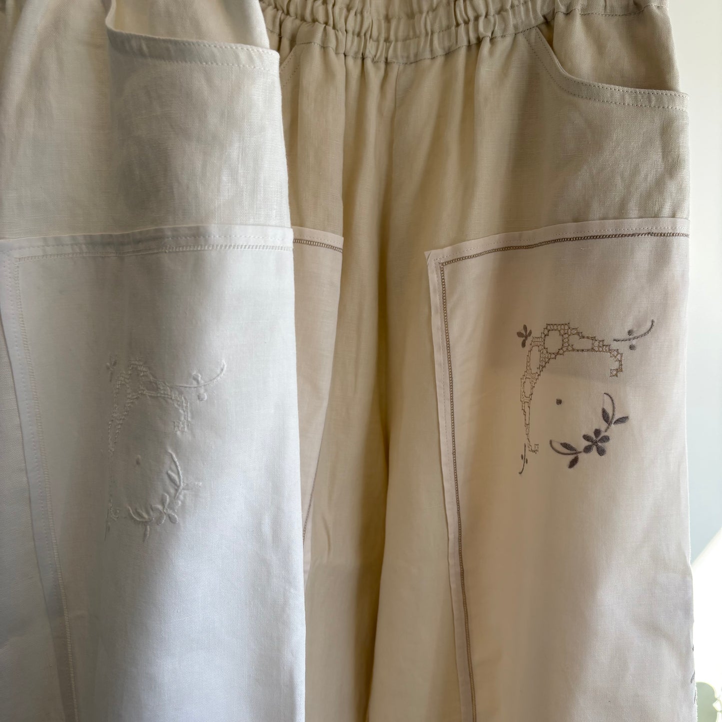 heriter//tablecloth remake pants H0-00-5005