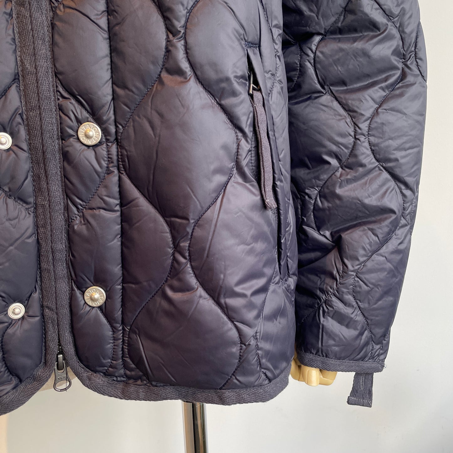 TAION//ミリタリー M65 ライナーWジップ ショートダウンジャケット-ソフトシェル TAION -M65LSZBML-1SHORT