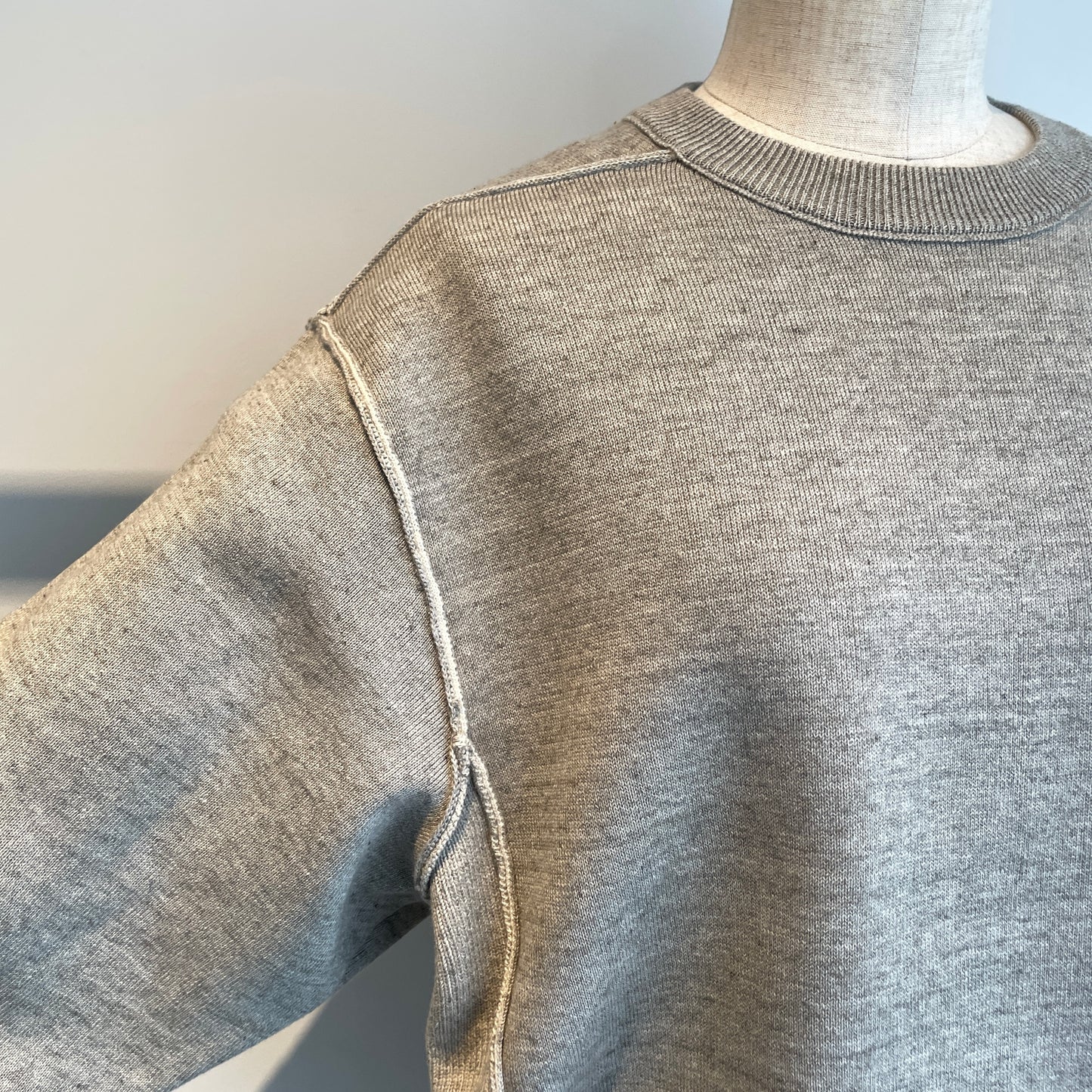 UNDYED //KNIT W FACE TRIM CREW PO USN24SKC060