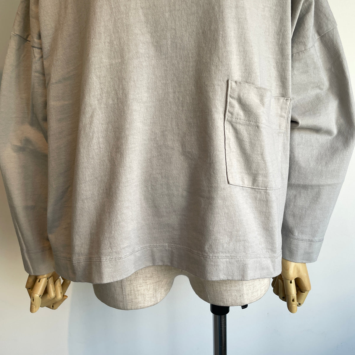 handsofcreation//16/-JPN天竺ドロップショルダーポケットPO 02640827