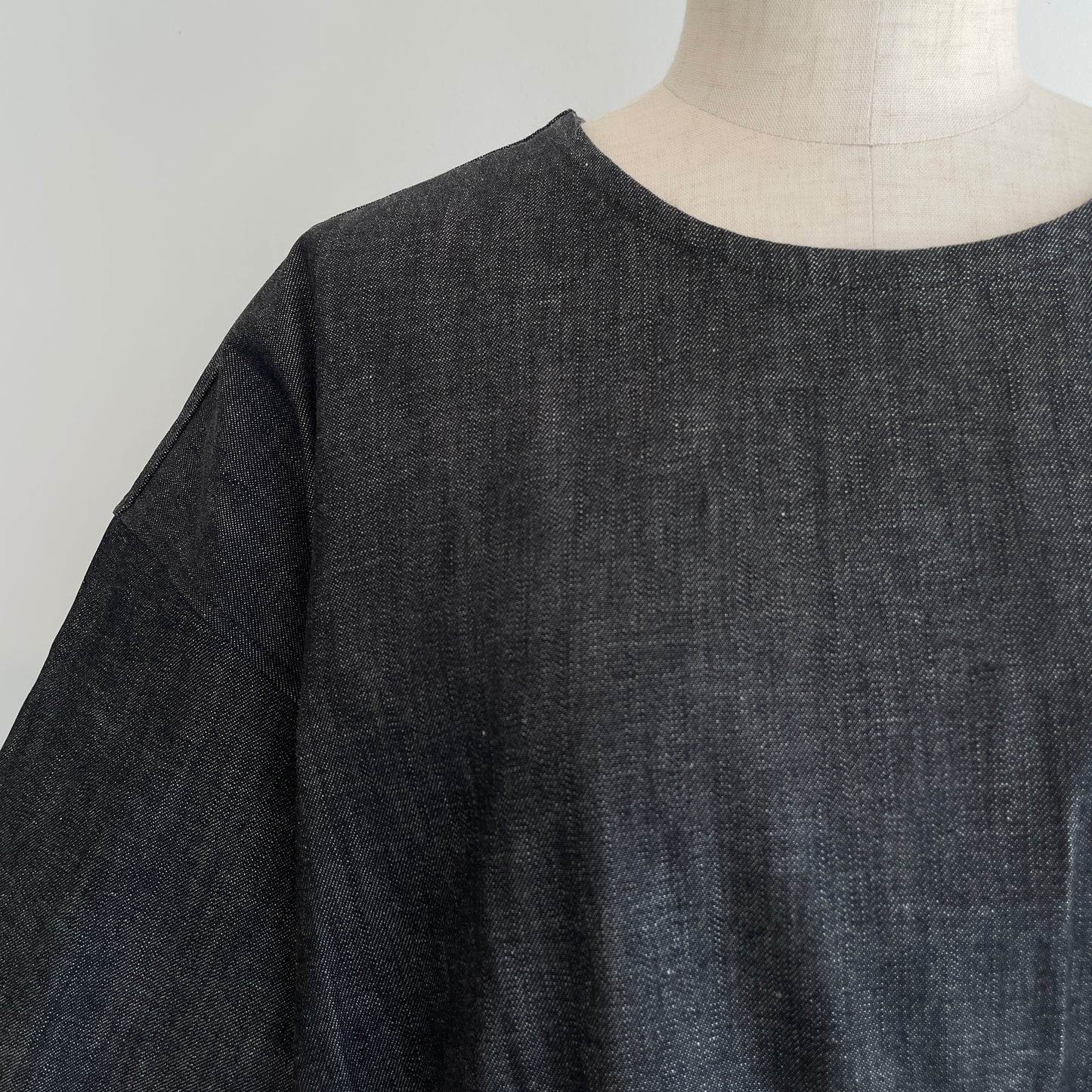 HAVERSACK //8.5 0Zライトデニム 5分袖ロングワンピ
ース） 652622